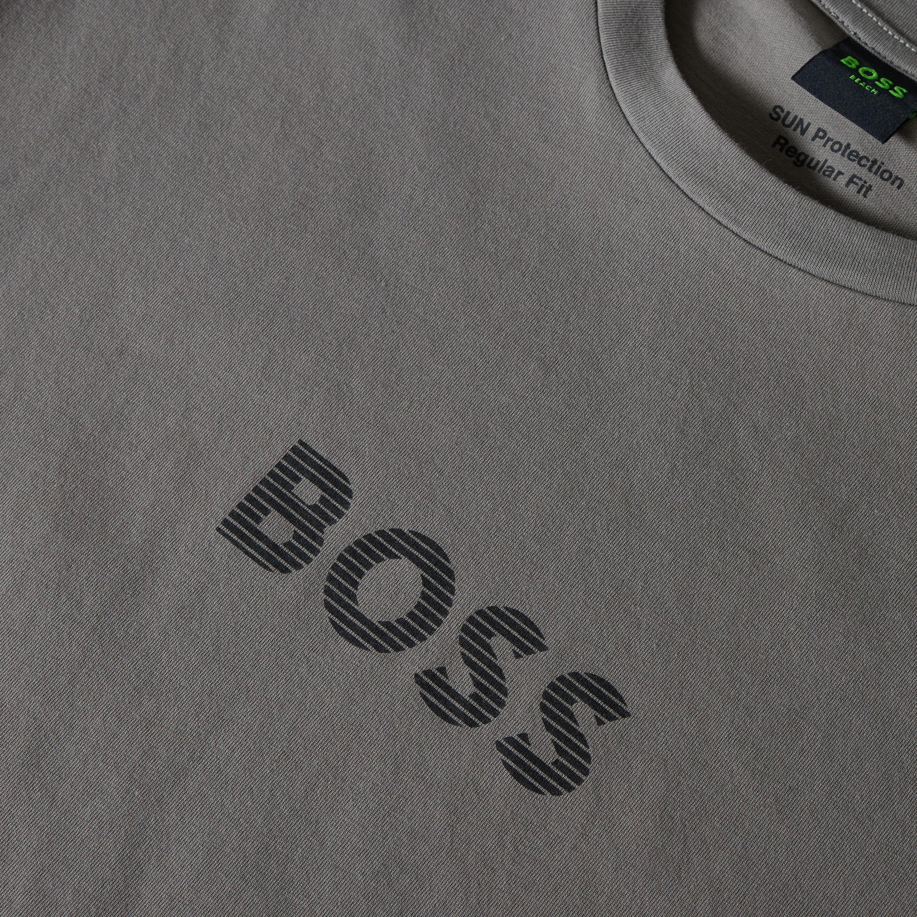 Grigio/Nero 010 - Boss - Men's Sailfish T-Shirt - 3