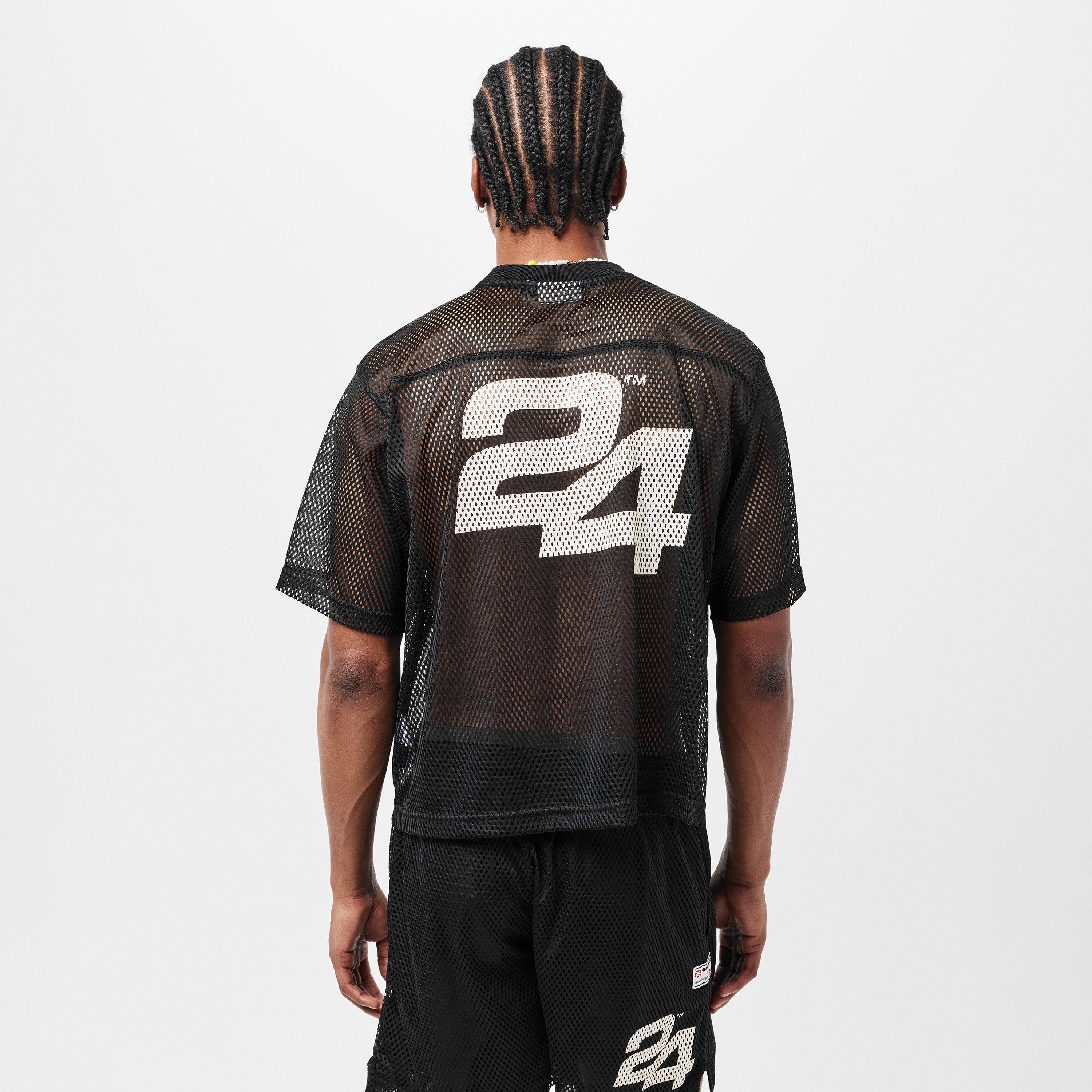 Black - Summer Games - Men's Oversized Mesh T-Shirt - 4