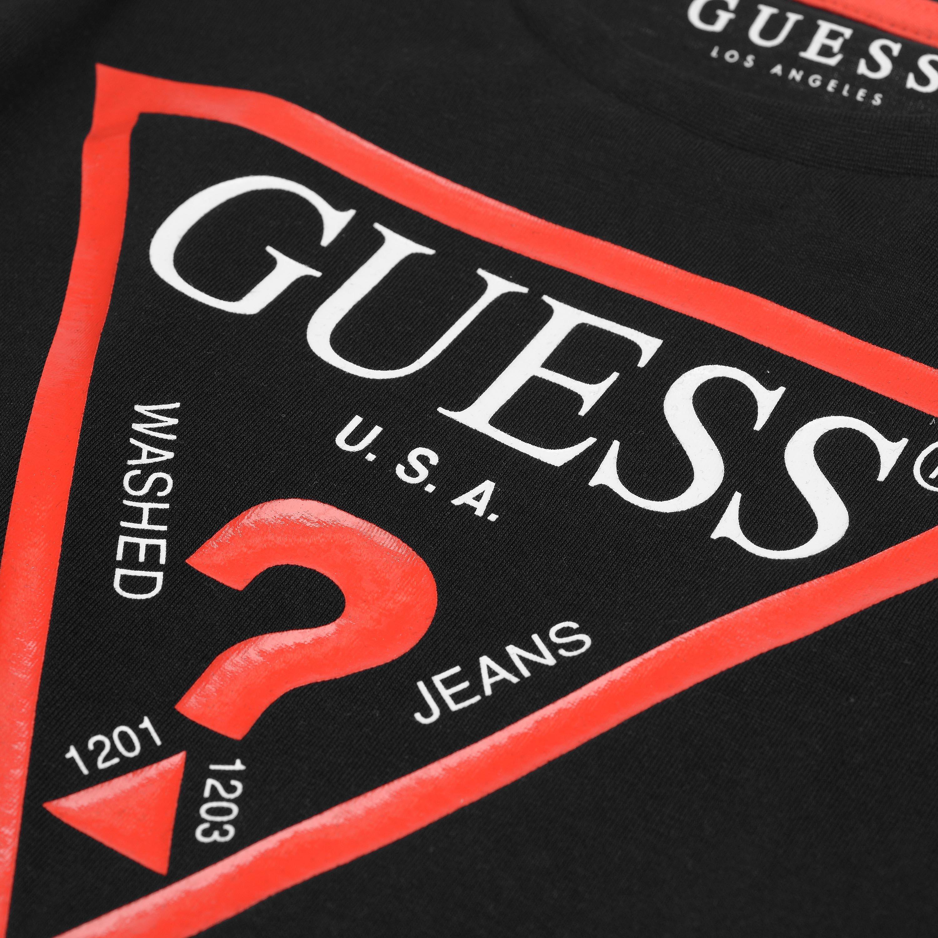 Blk A996 JBLK - Guess - Long Sleeve T Shirt - 4