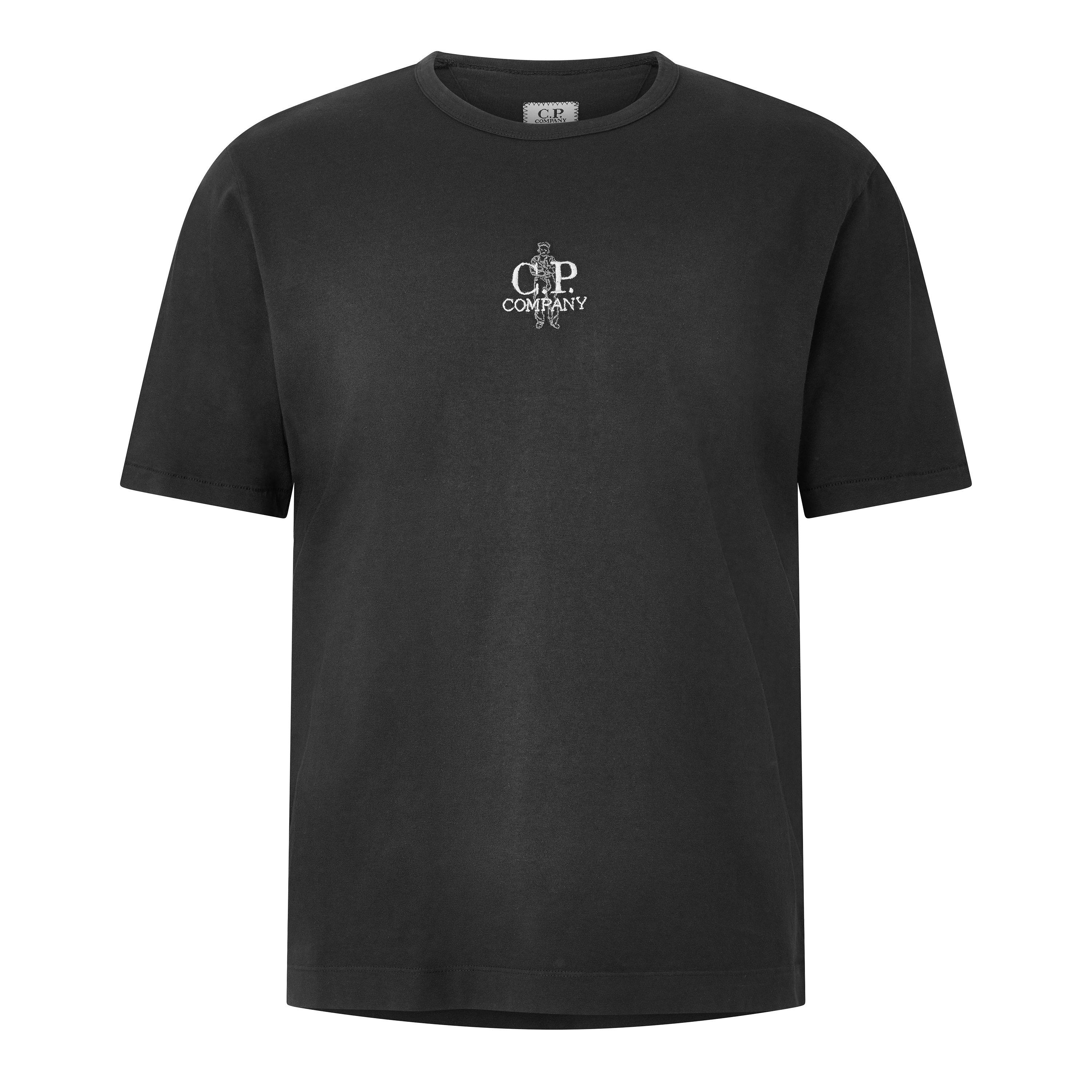 Black 999 - CP Company - CP T-Shirts - Sht Sl Sn99 - 1