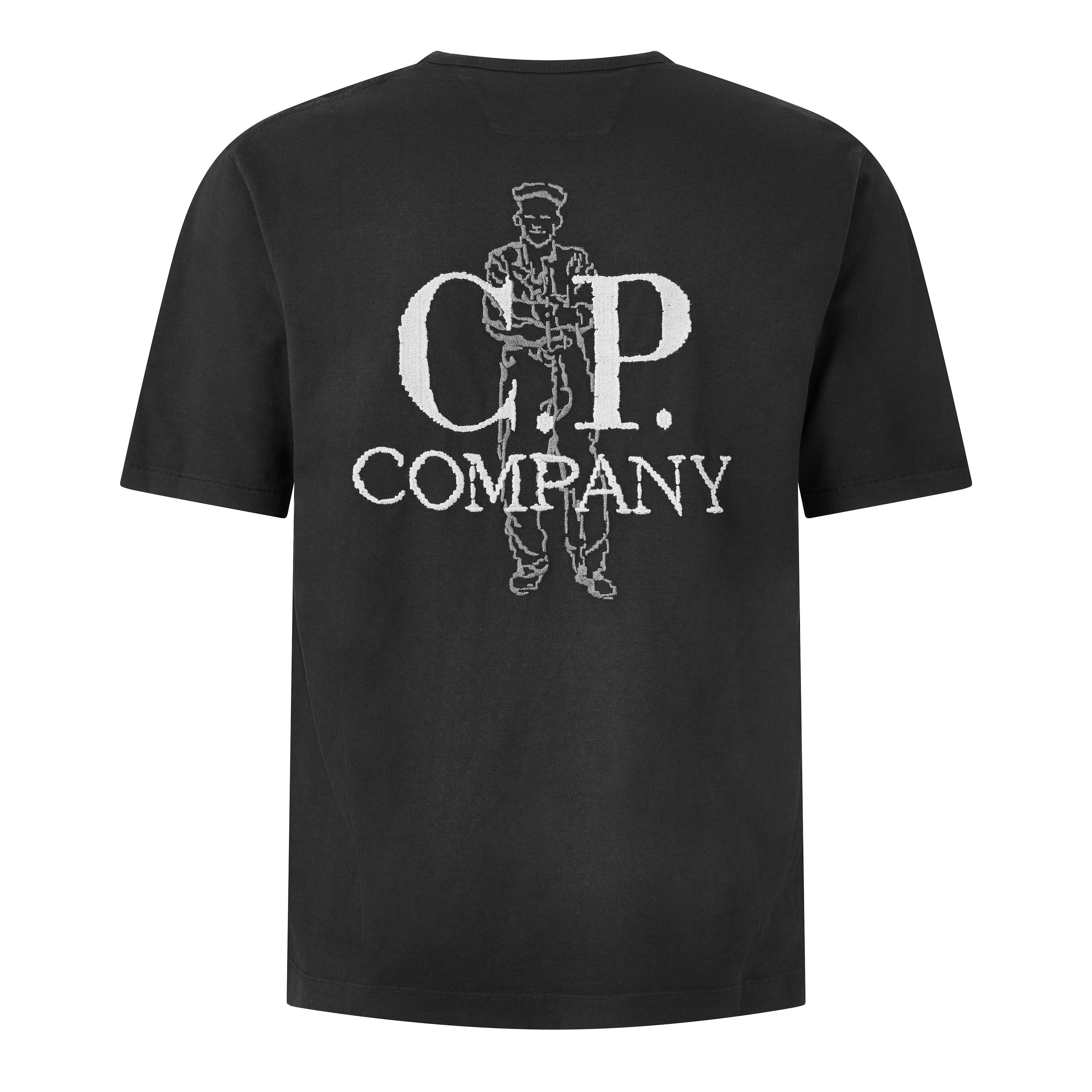 Black 999 - CP Company - CP T-Shirts - Sht Sl Sn99 - 2