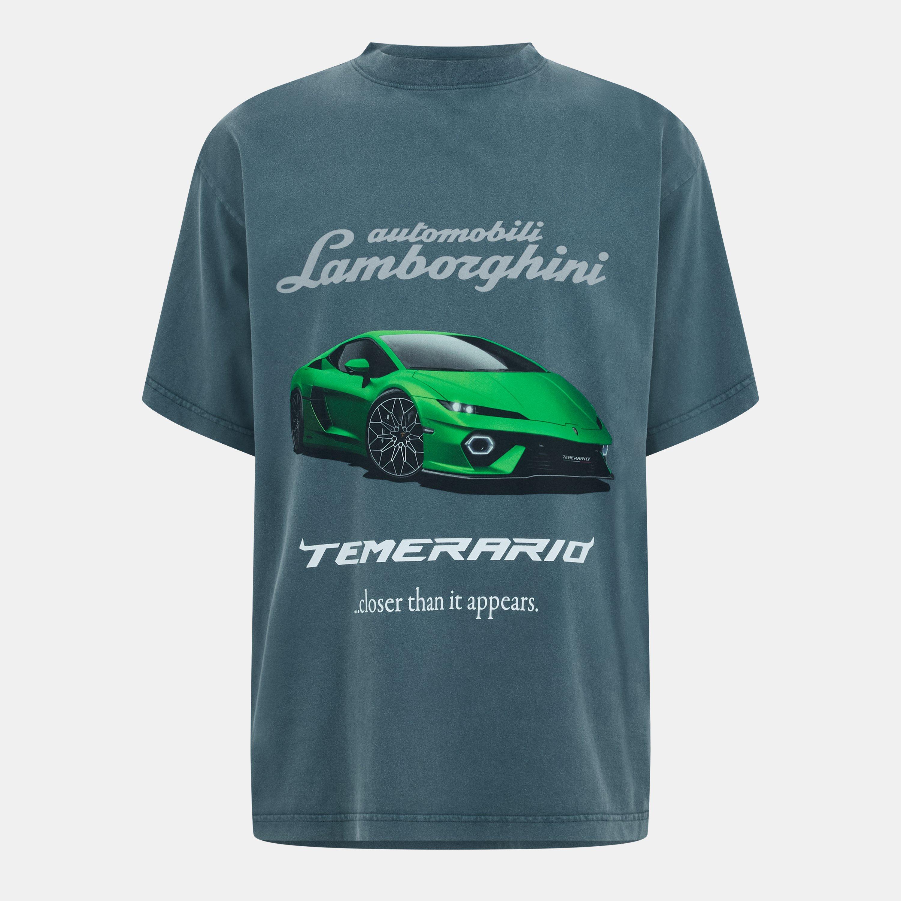 Balenciaga Men's Lamborghini Oversized T-Shirt | Cruise Fashion