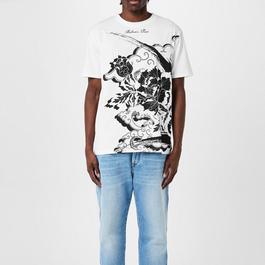 Balmain Flower T Shirt