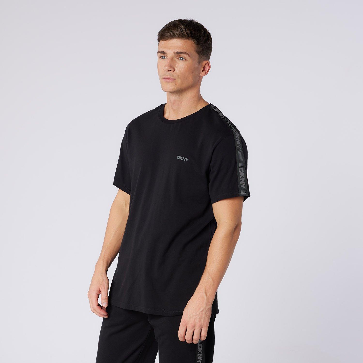 Black - DKNY - DKNY Mens Short Sleeve T-shirt Penguins - 5