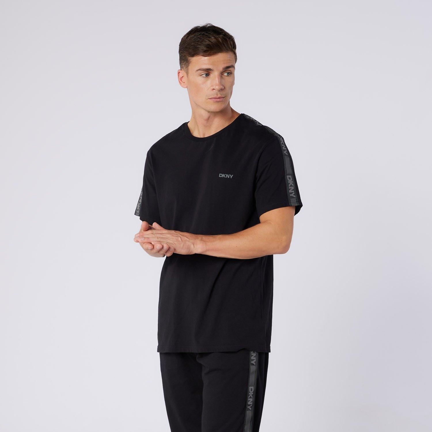 Black - DKNY - DKNY Mens Short Sleeve T-shirt Penguins - 6