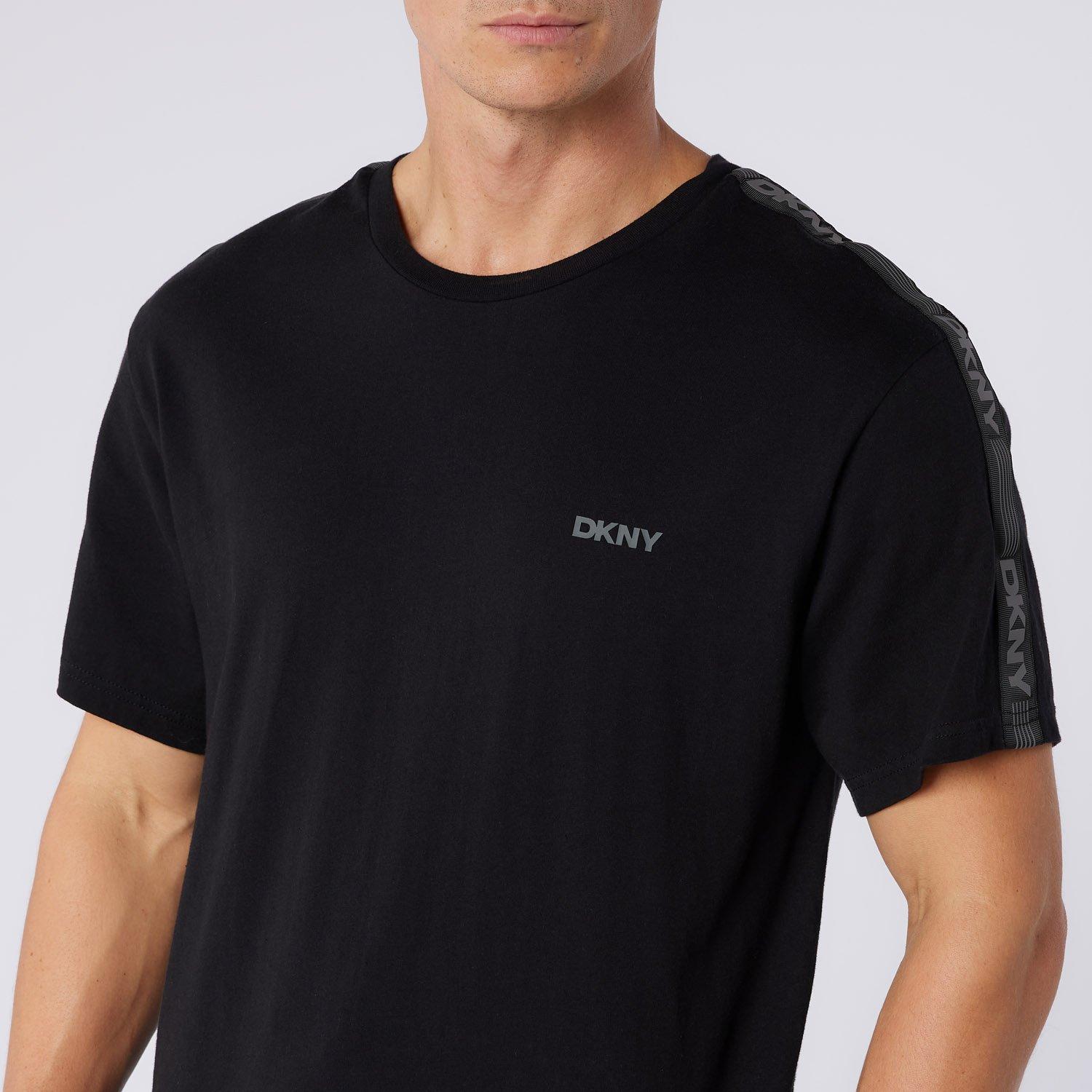 Black - DKNY - DKNY Mens Short Sleeve T-shirt Penguins - 7