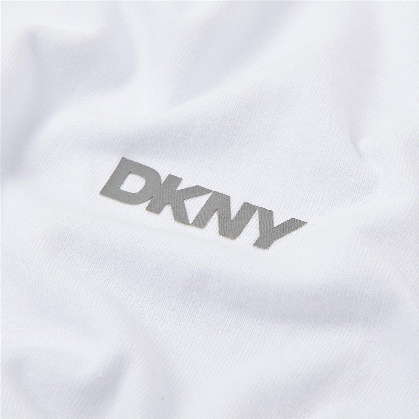 White - DKNY - Mens Short Sleeve T-shirt Penguins - 4