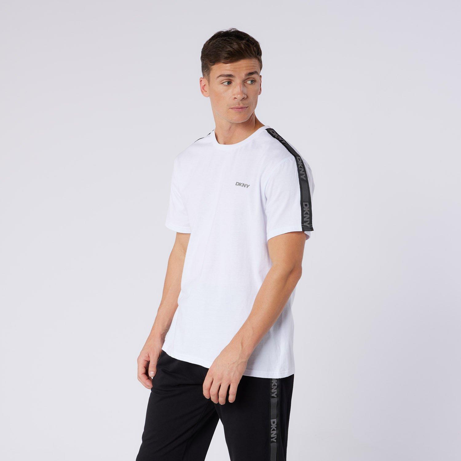 White - DKNY - Mens Short Sleeve T-shirt Penguins - 5