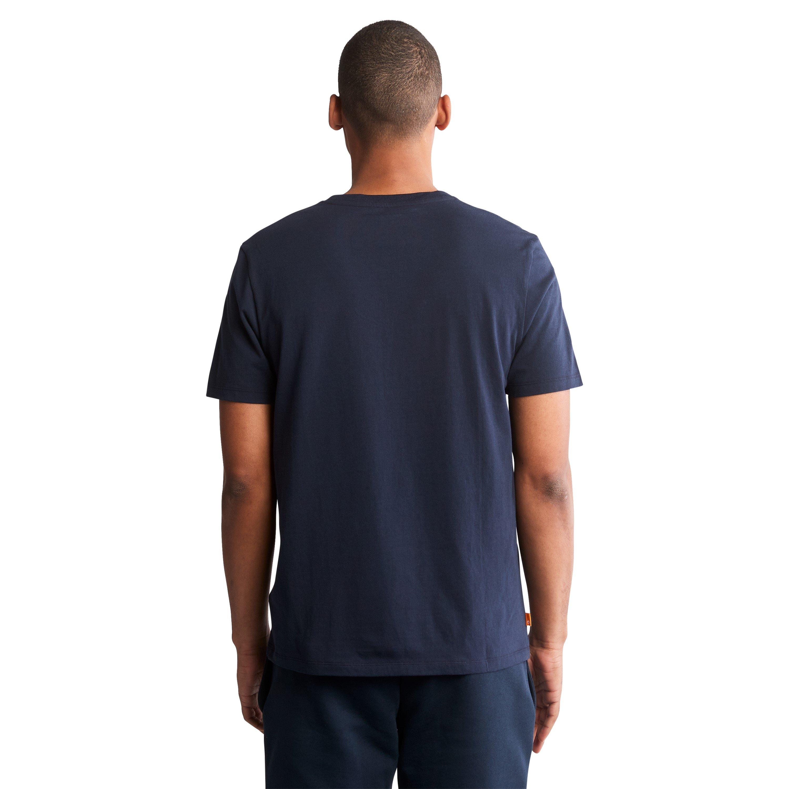 Dark Sapphire - Timberland - Logo Print T Shirt - 3