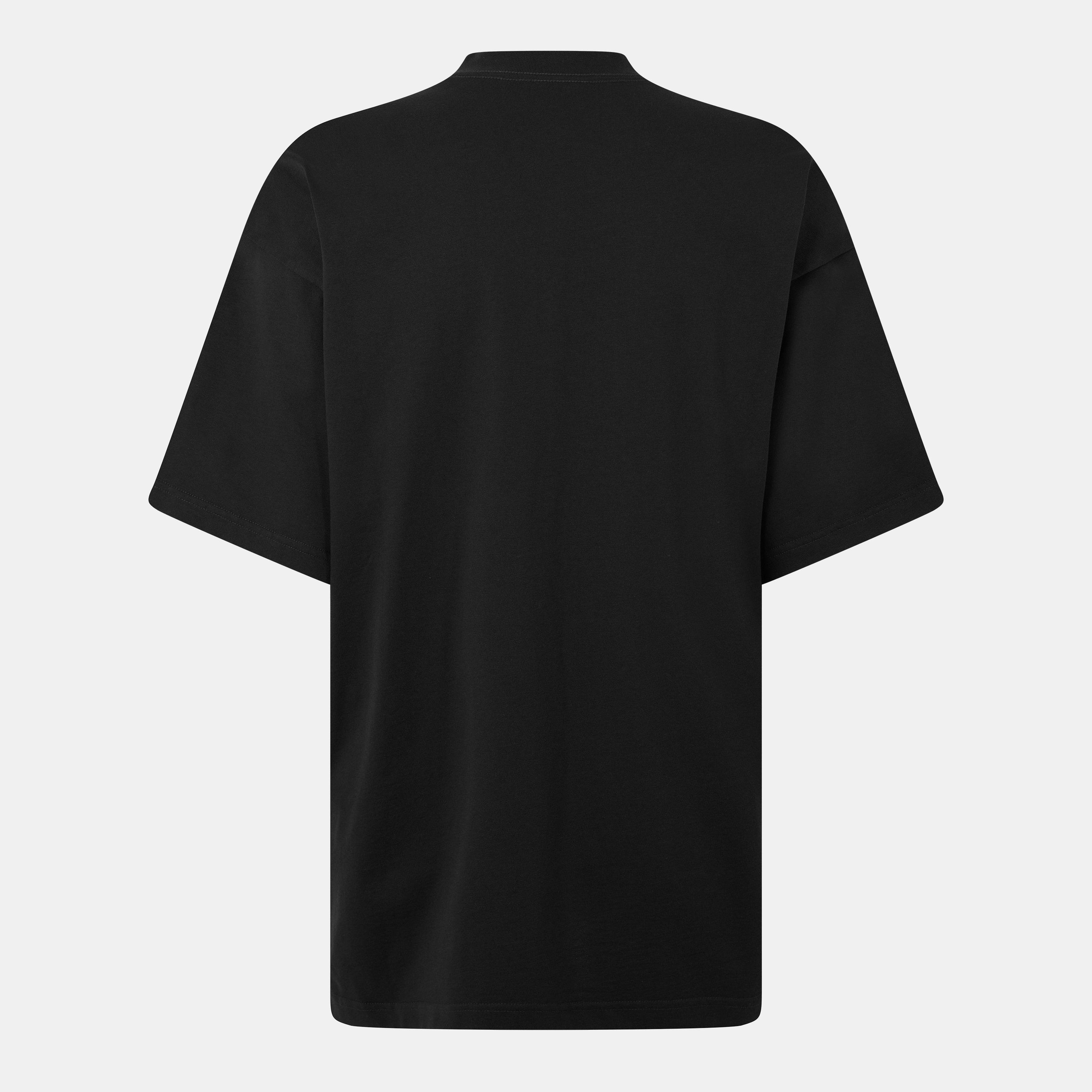 Black - Balenciaga - Men's Oversized T-Shirt, Design - 2