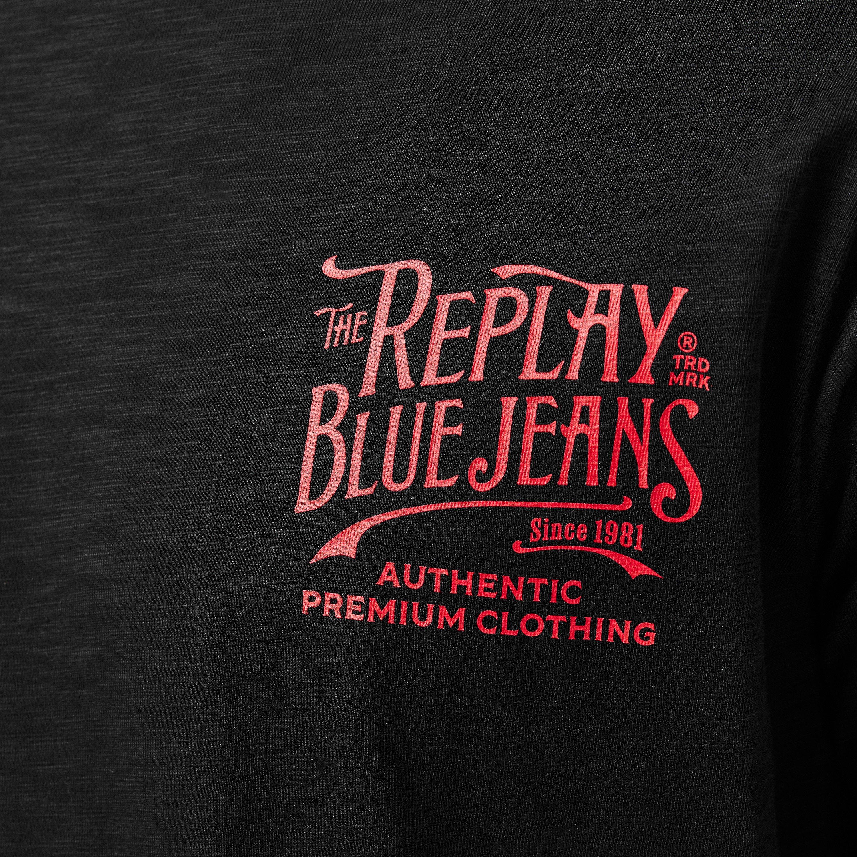 Nero - Replay - Back Jeans T-Shirt - 5