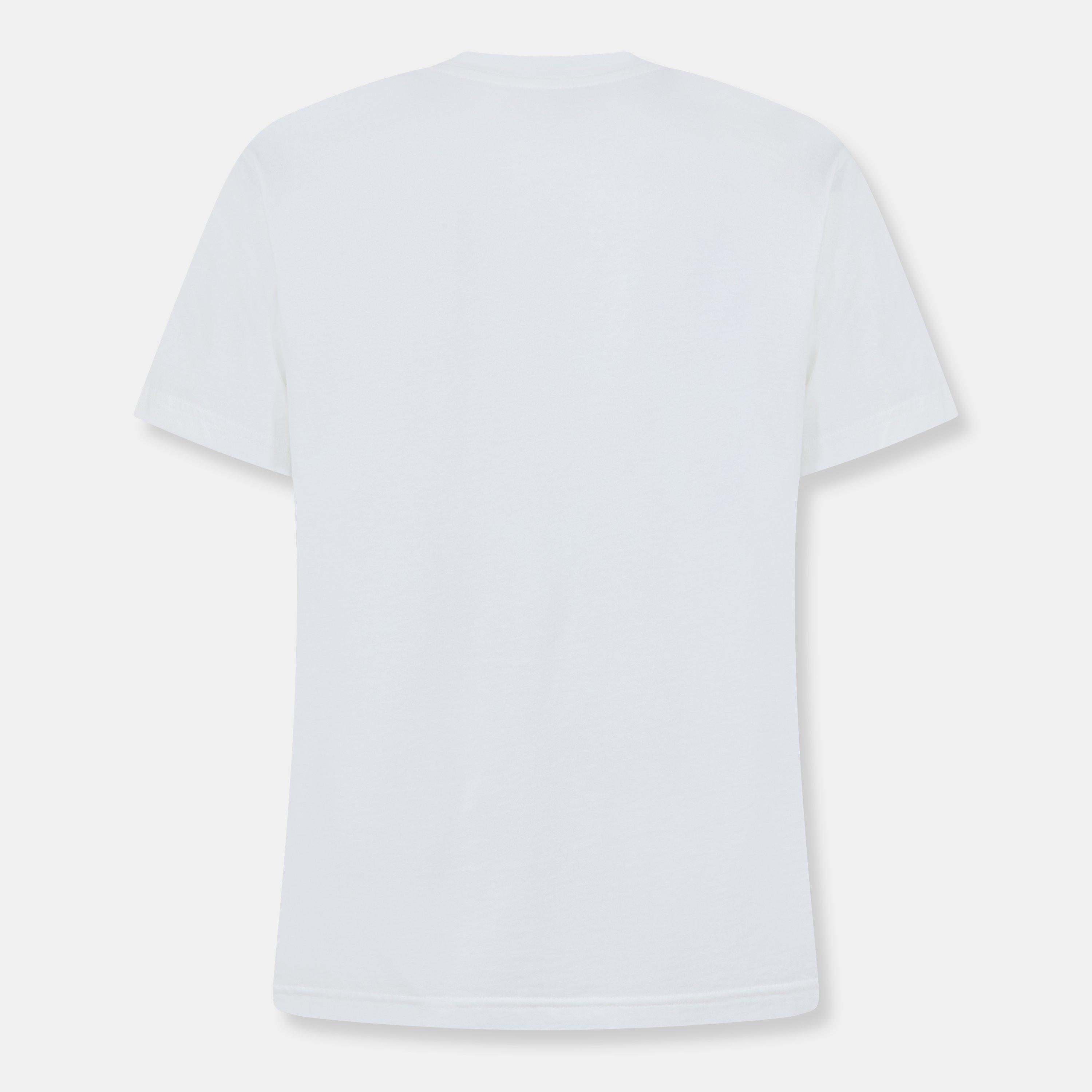 White - Replay - Men's Hawaiian Pocket Regular Fit T-Shirt - 2