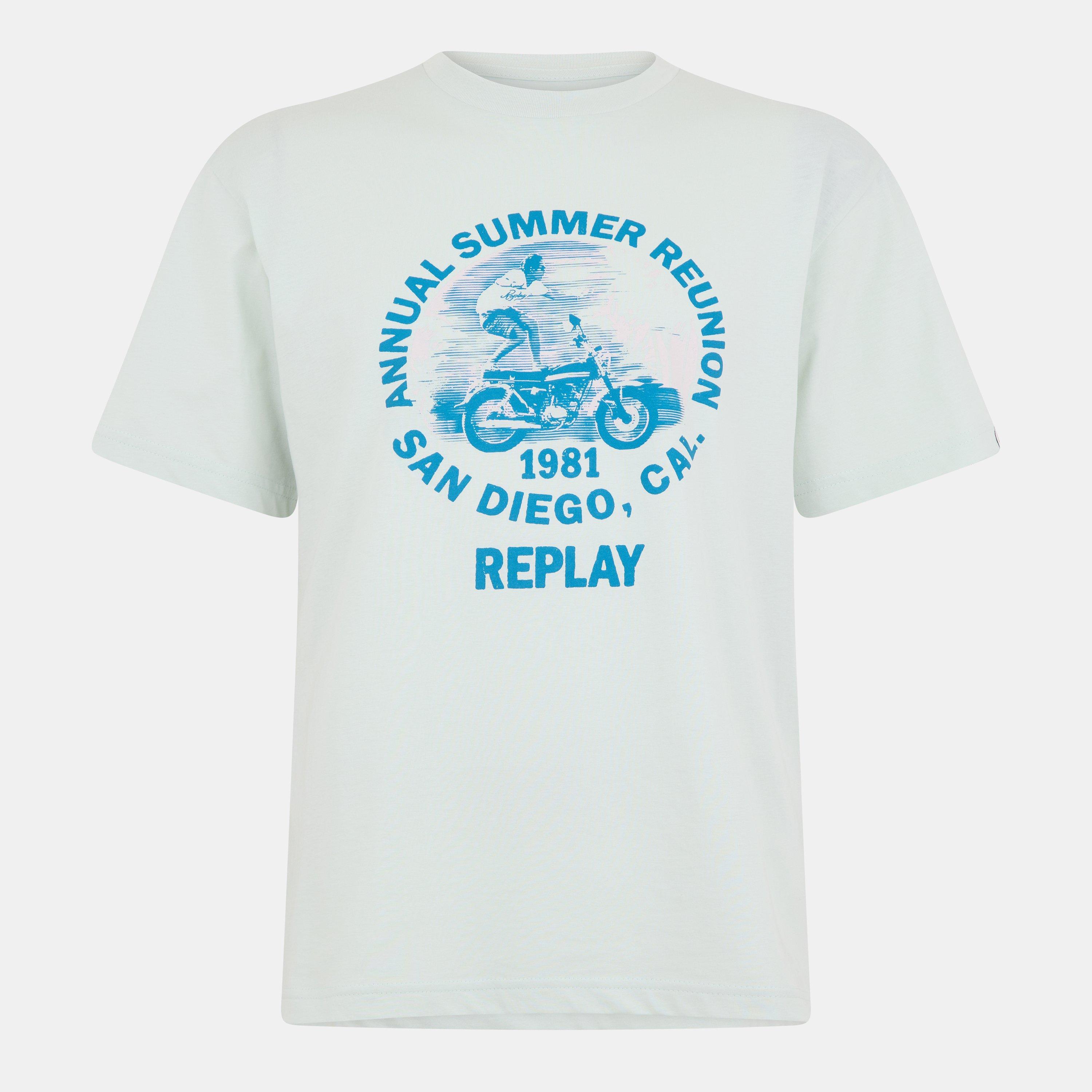 Mint - Replay - Men's Moto Tricks T-Shirt - 1