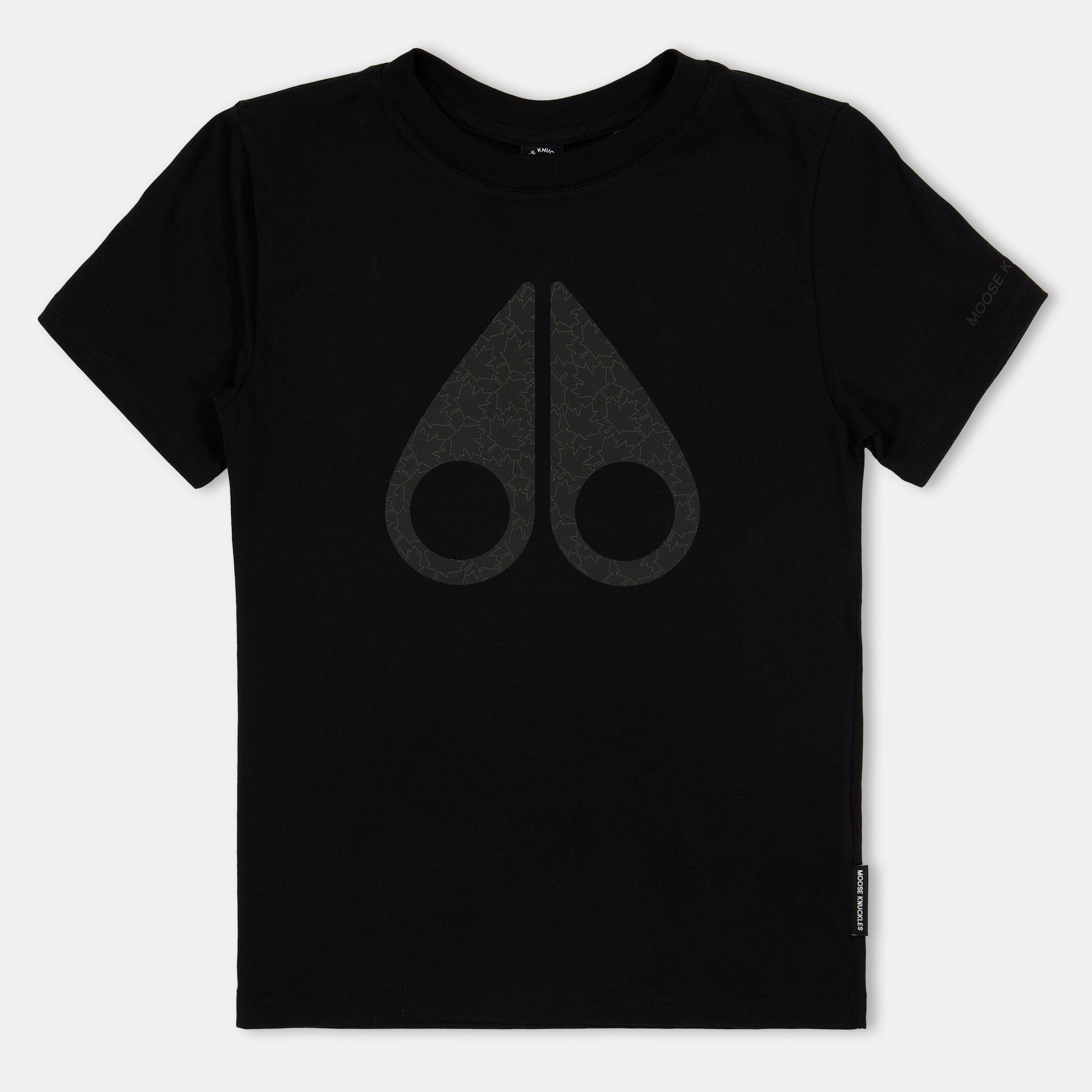 Black 292 - Moose Knuckles - Kids' Crew Neck T-Shirt - 1