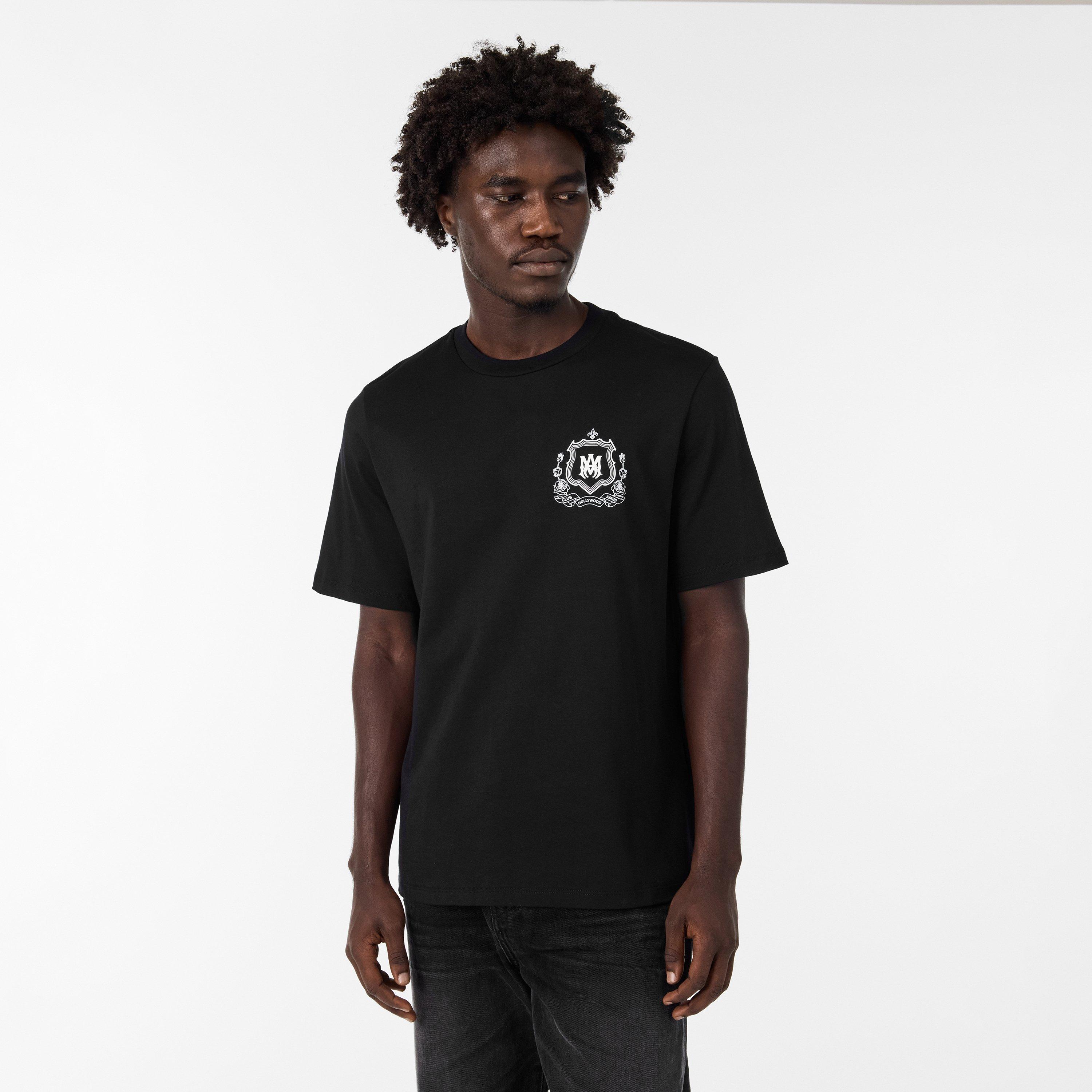Black - Amiri - Men's Regular Fit T-Shirt - 3