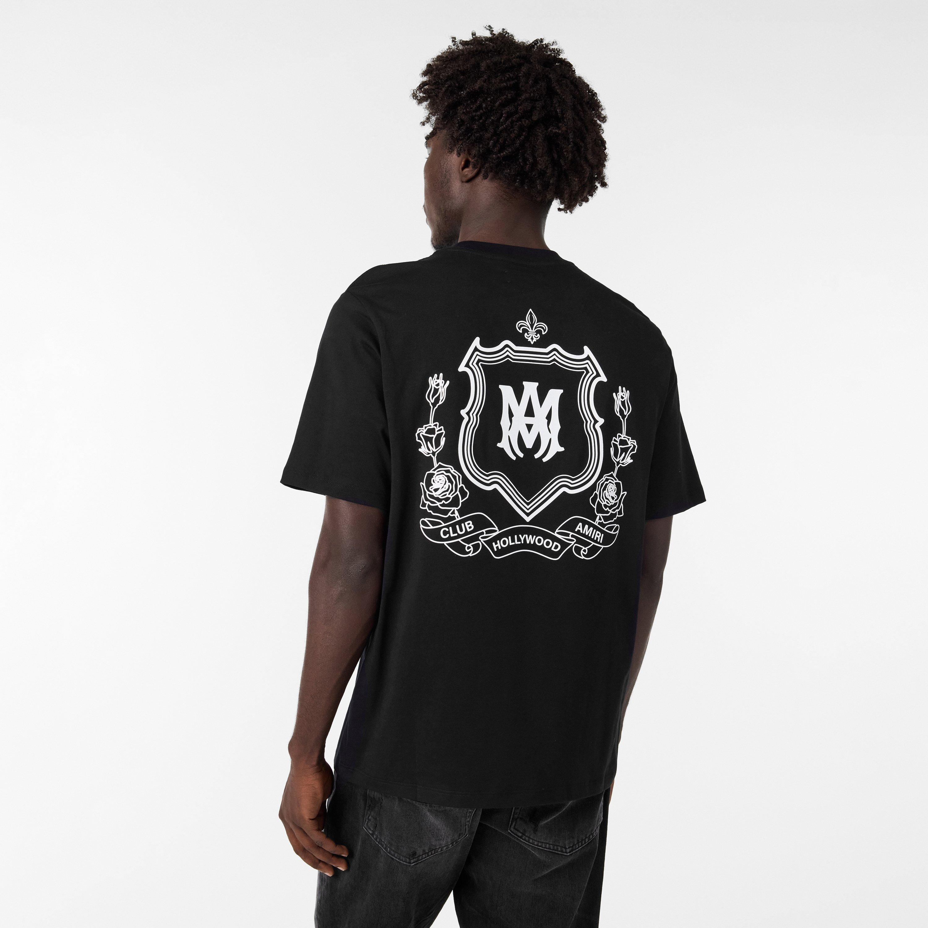 Black - Amiri - Men's Regular Fit T-Shirt - 4