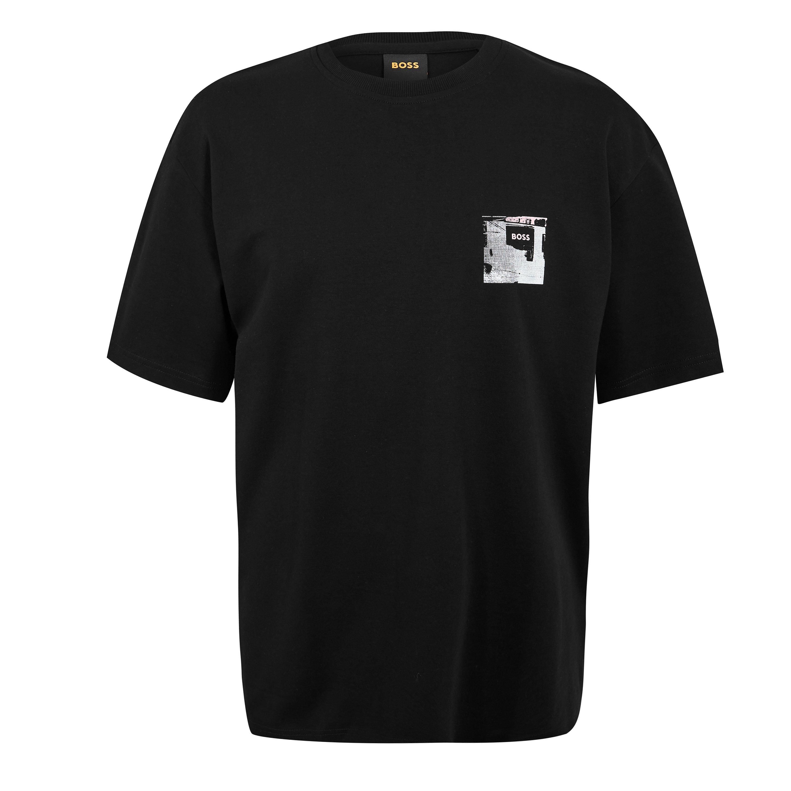 Boss Te Citylights 10275515 01 - Black 001 - M
