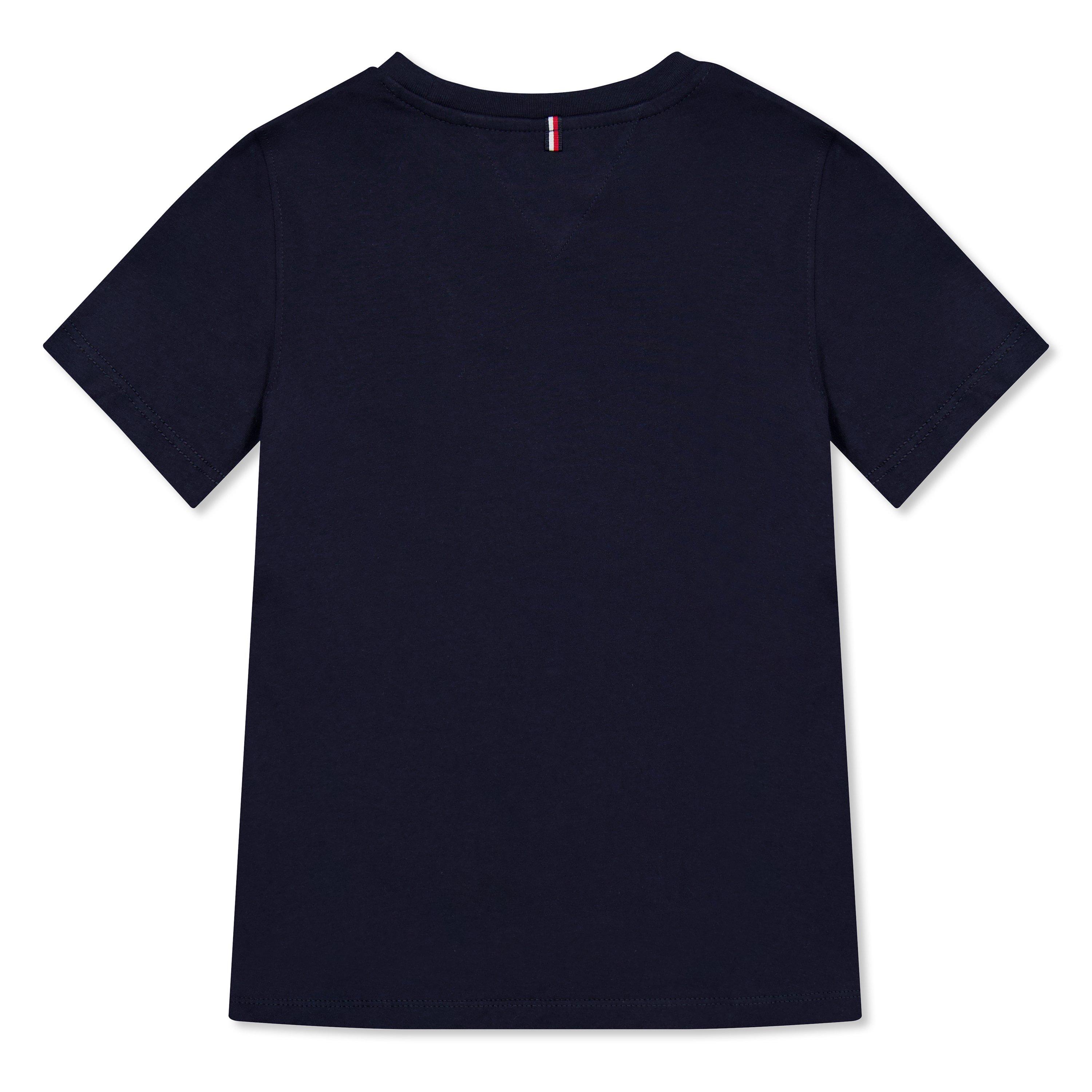 Navy - Tommy Hilfiger - Original T Shirt Children's - 2