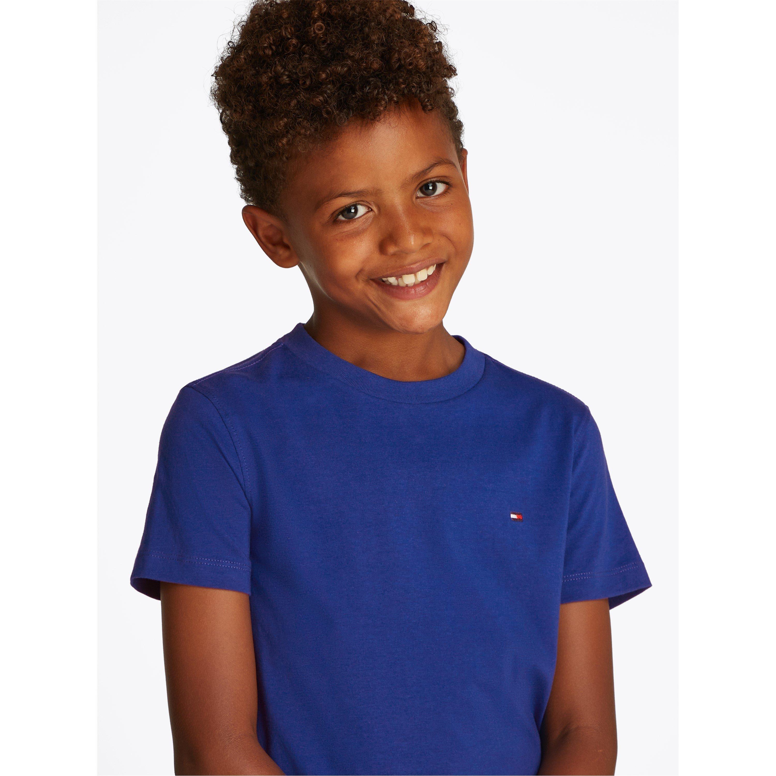 Tommy Hilfiger  Kids Original T Shirt Children's - Wedge Blue D03 - 14Y