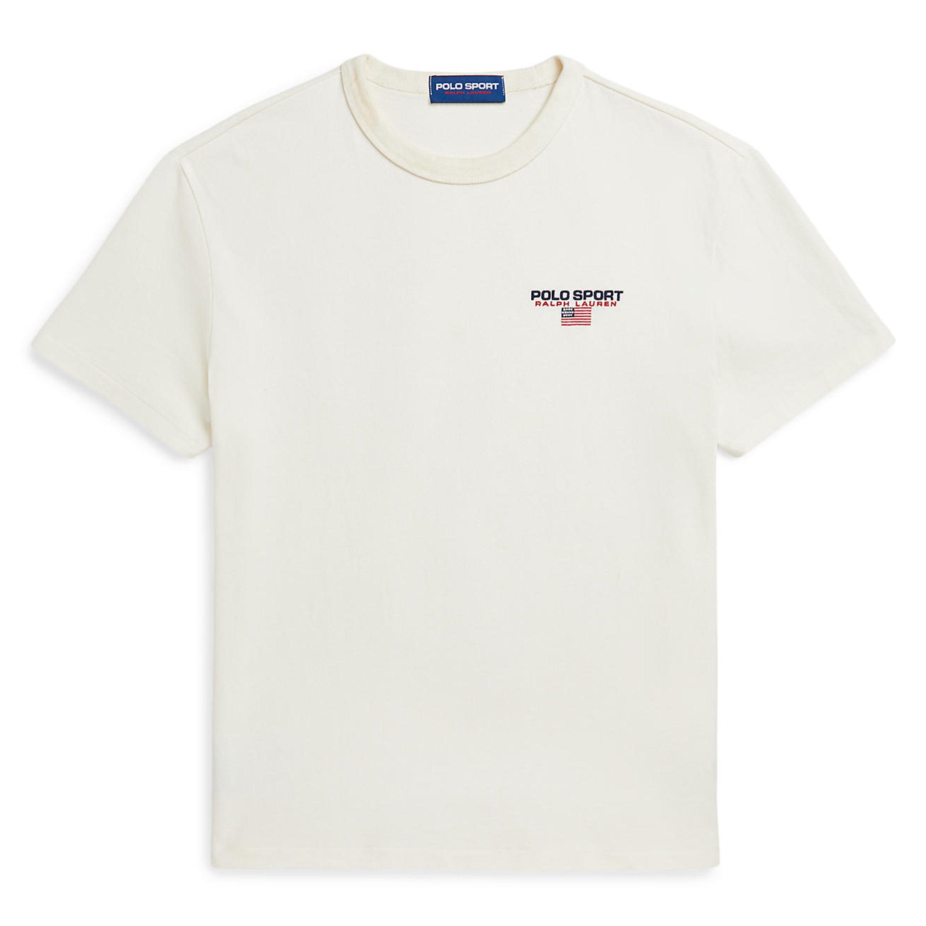 Polo Sport by Ralph Lauren Side Logo T-Shirt - Clubhouse Cream - Size 2XL