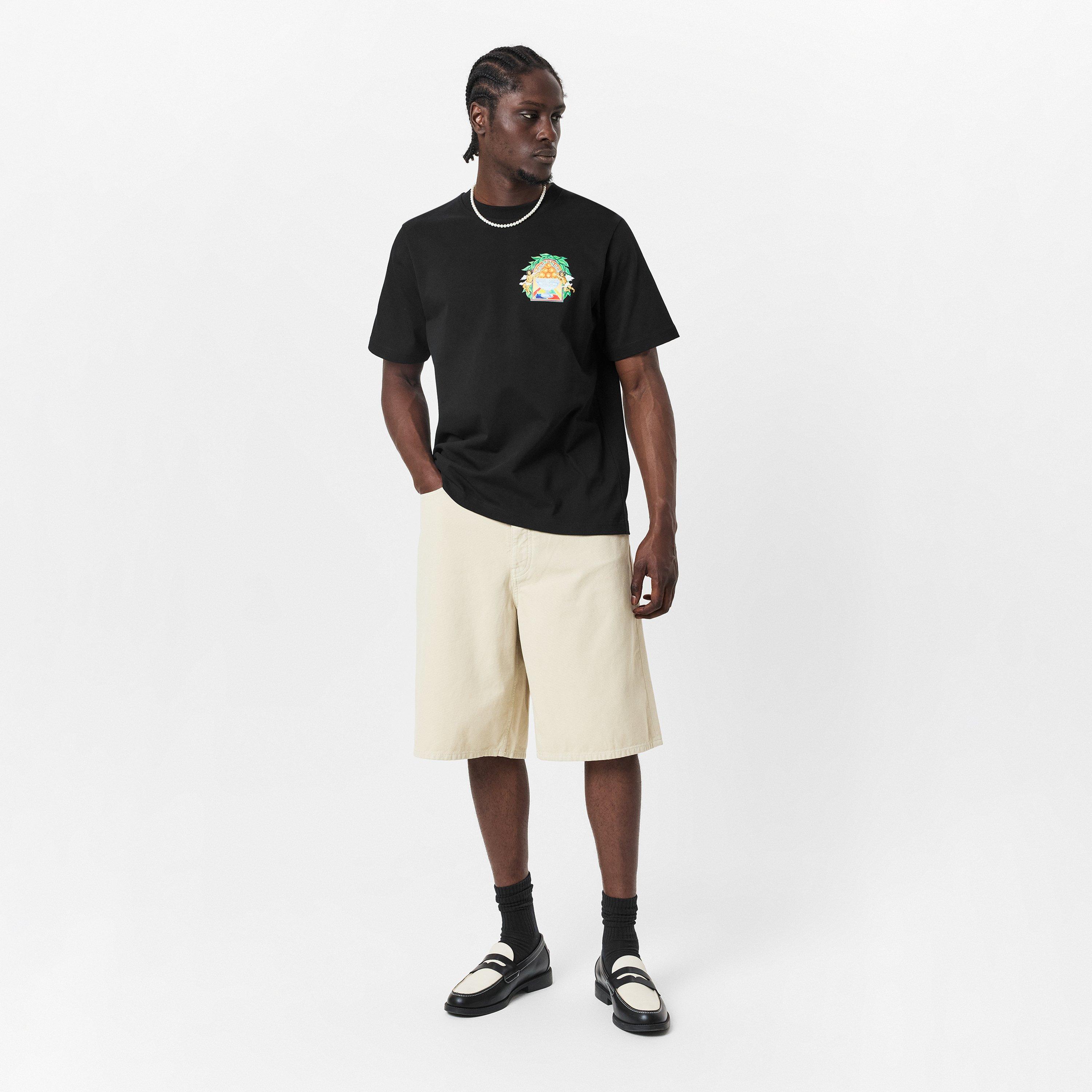 Black - Casablanca - Triomphe Dorange Casa T-Shirt - 6