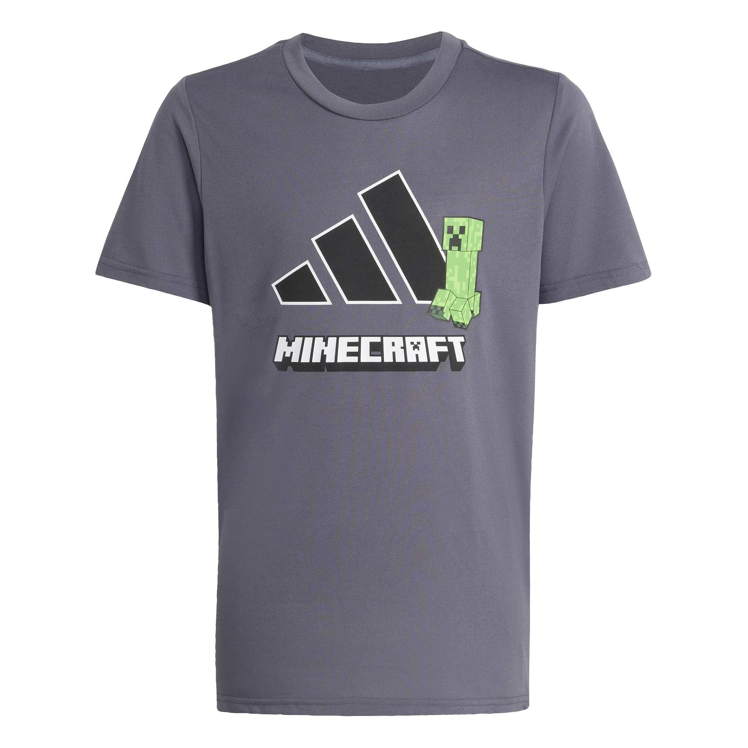 Cinzento - adidas - Adidas Minecraft Tee Jn99 - 1
