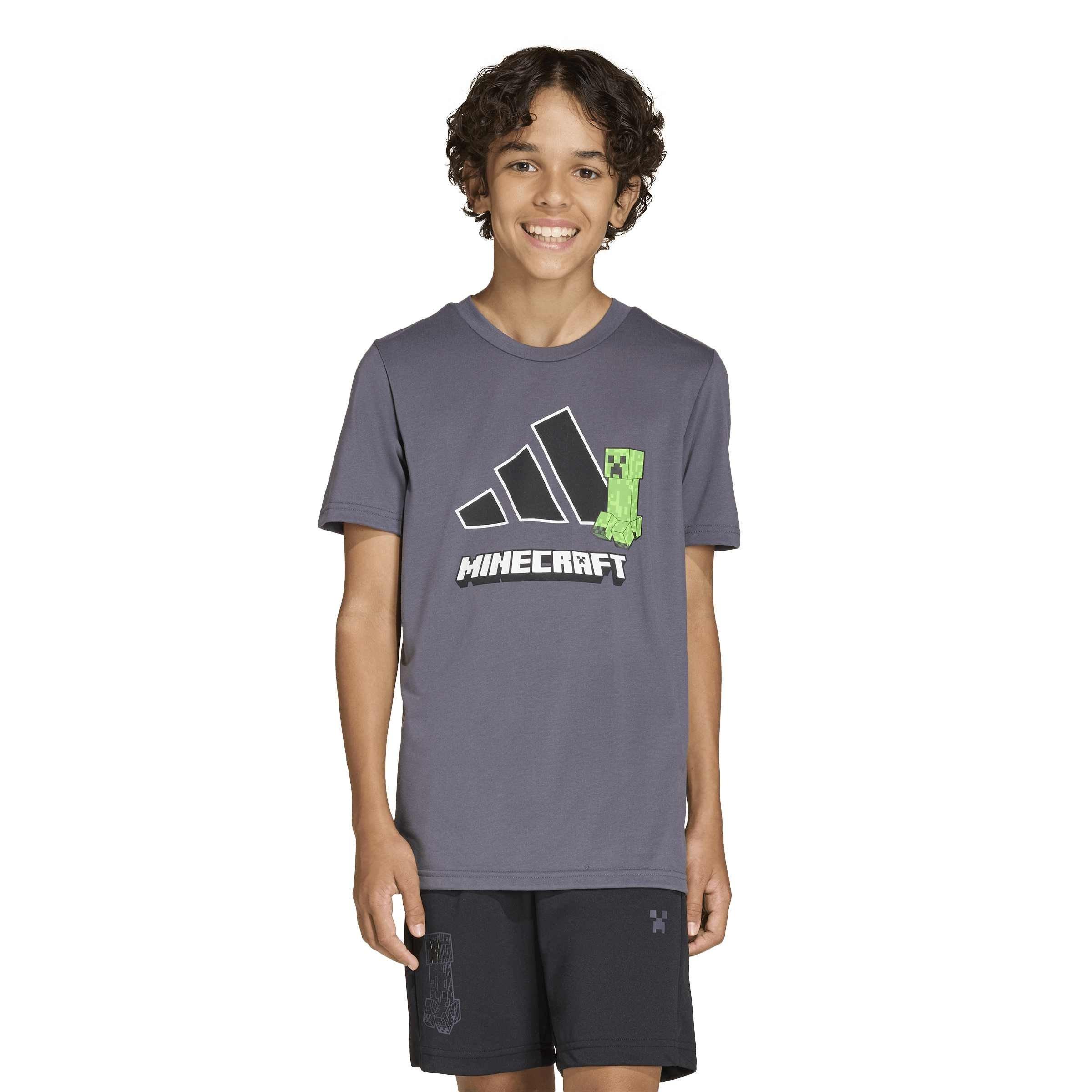 Cinzento - adidas - Adidas Minecraft Tee Jn99 - 2