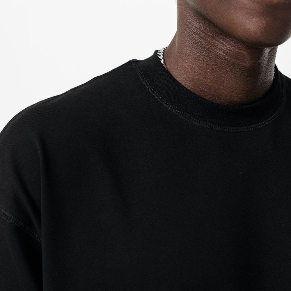 Washed Black - Tela Cruz - Men's Oversized T-Shirt - 3