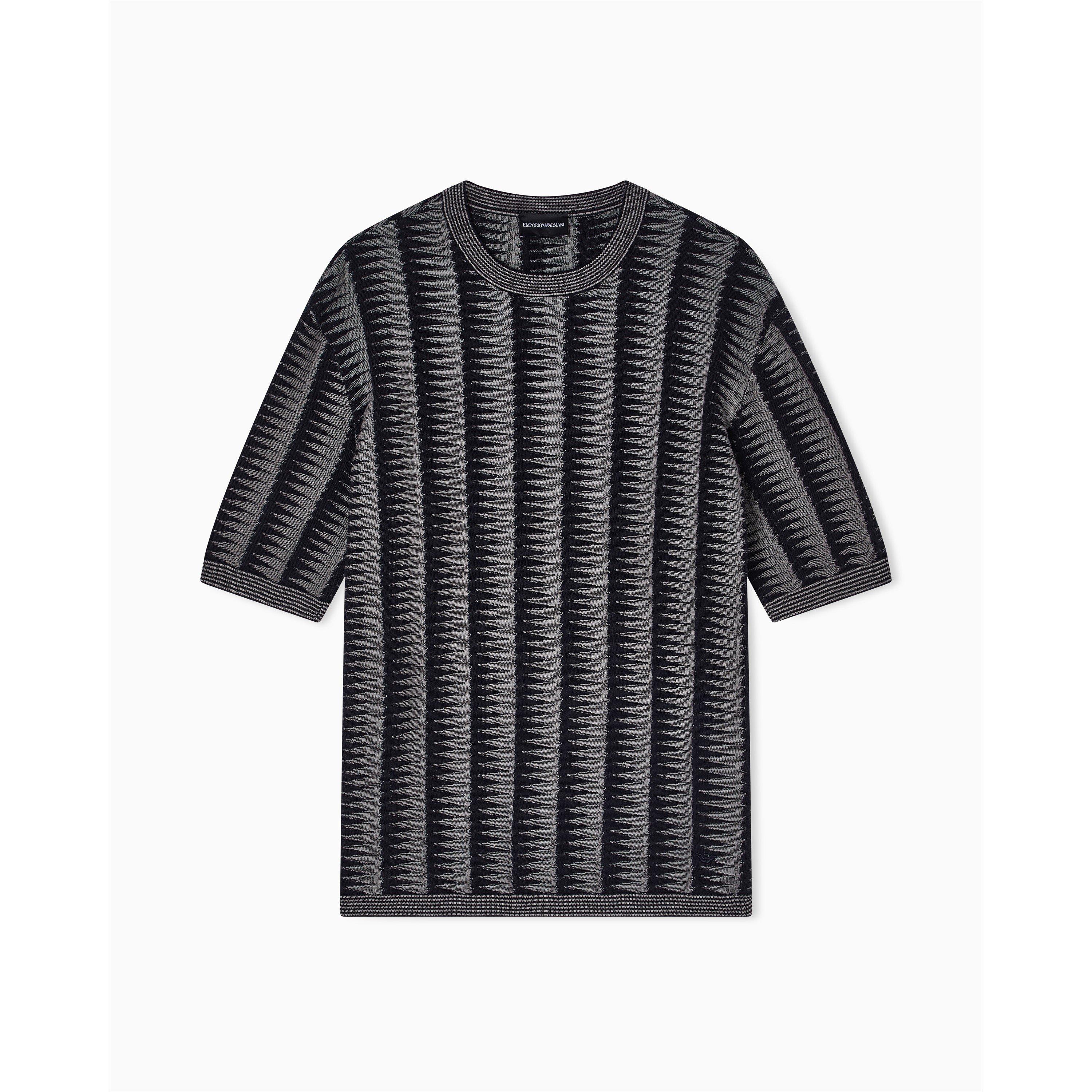 Emporio Armani Men's Pullover - Navy Scallop - S
