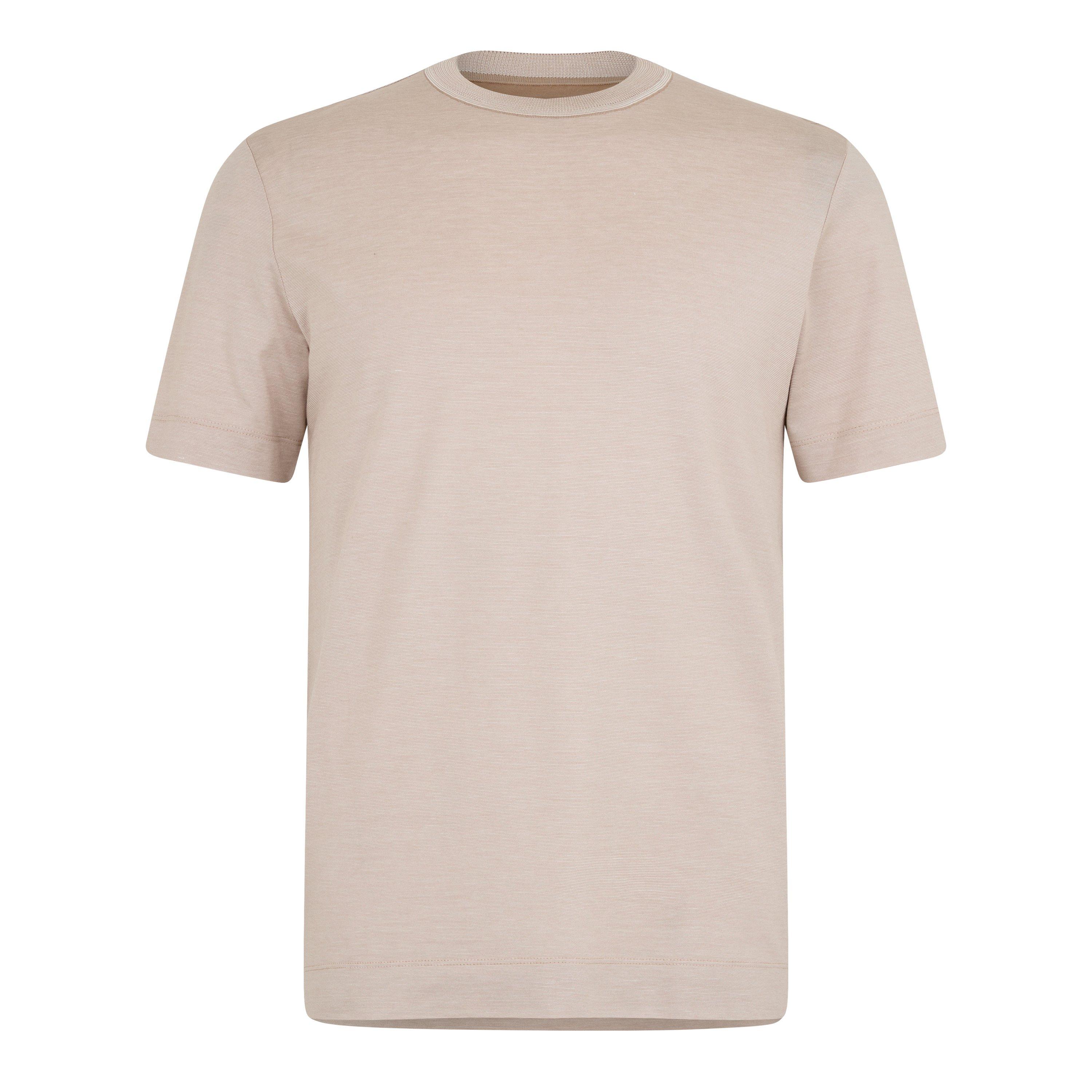 Med Beige 260 - Boss - Men's HBC L Tesar 79 Regular Fit T-Shirt - 1