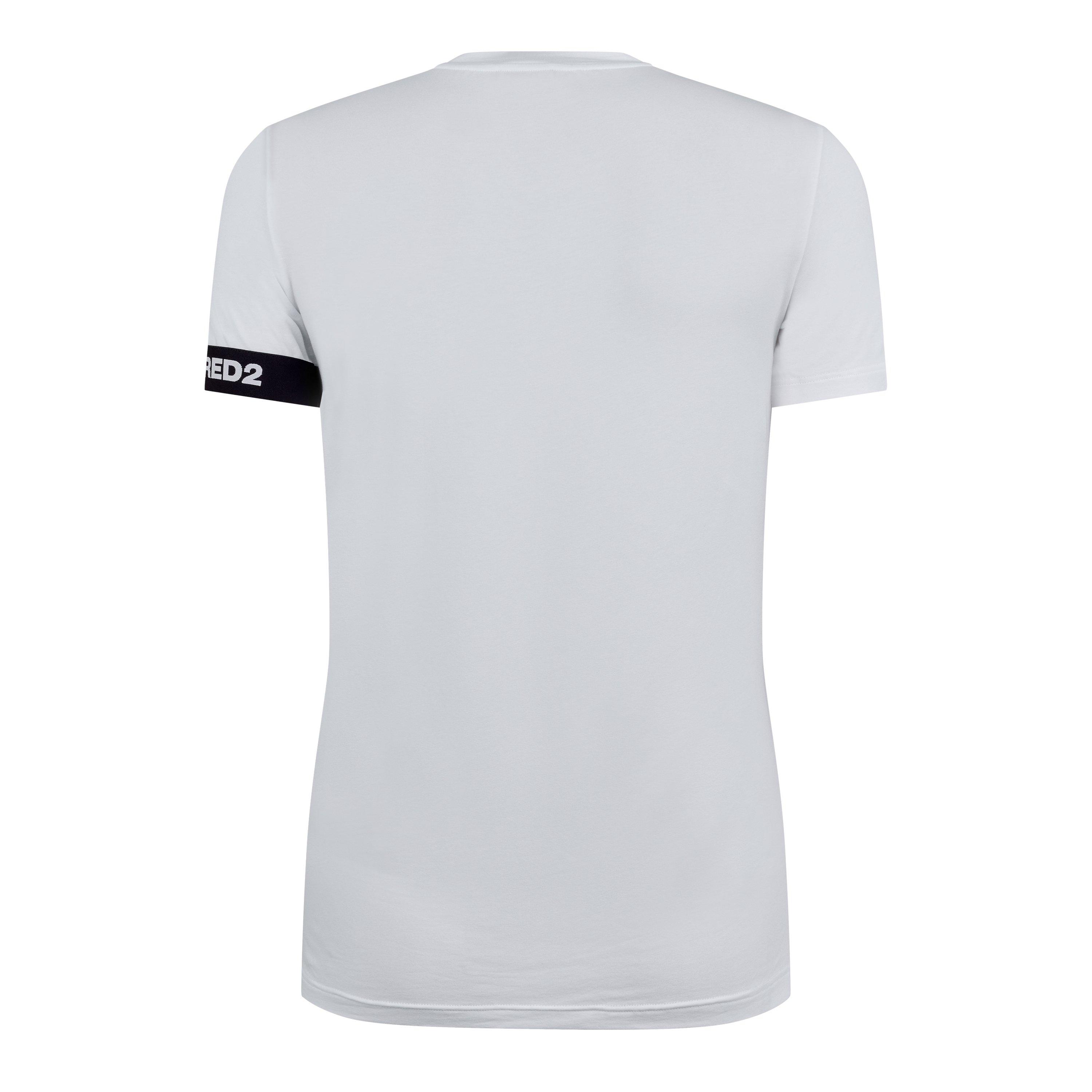 White - DSquared2 - Logo T-Shirt - 2
