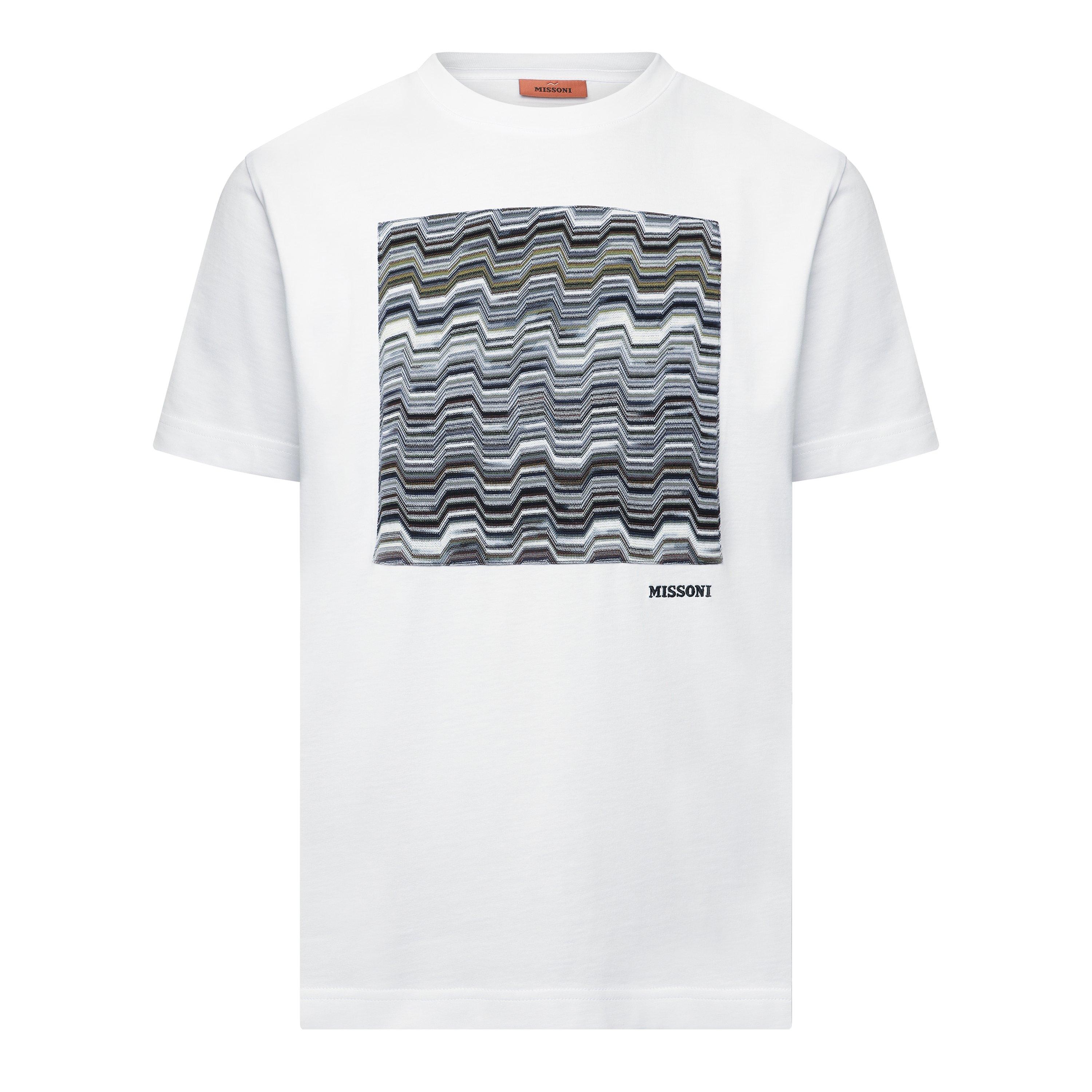White/Green - Missoni - Missoni Sht Sleeve T Sn99 - 1