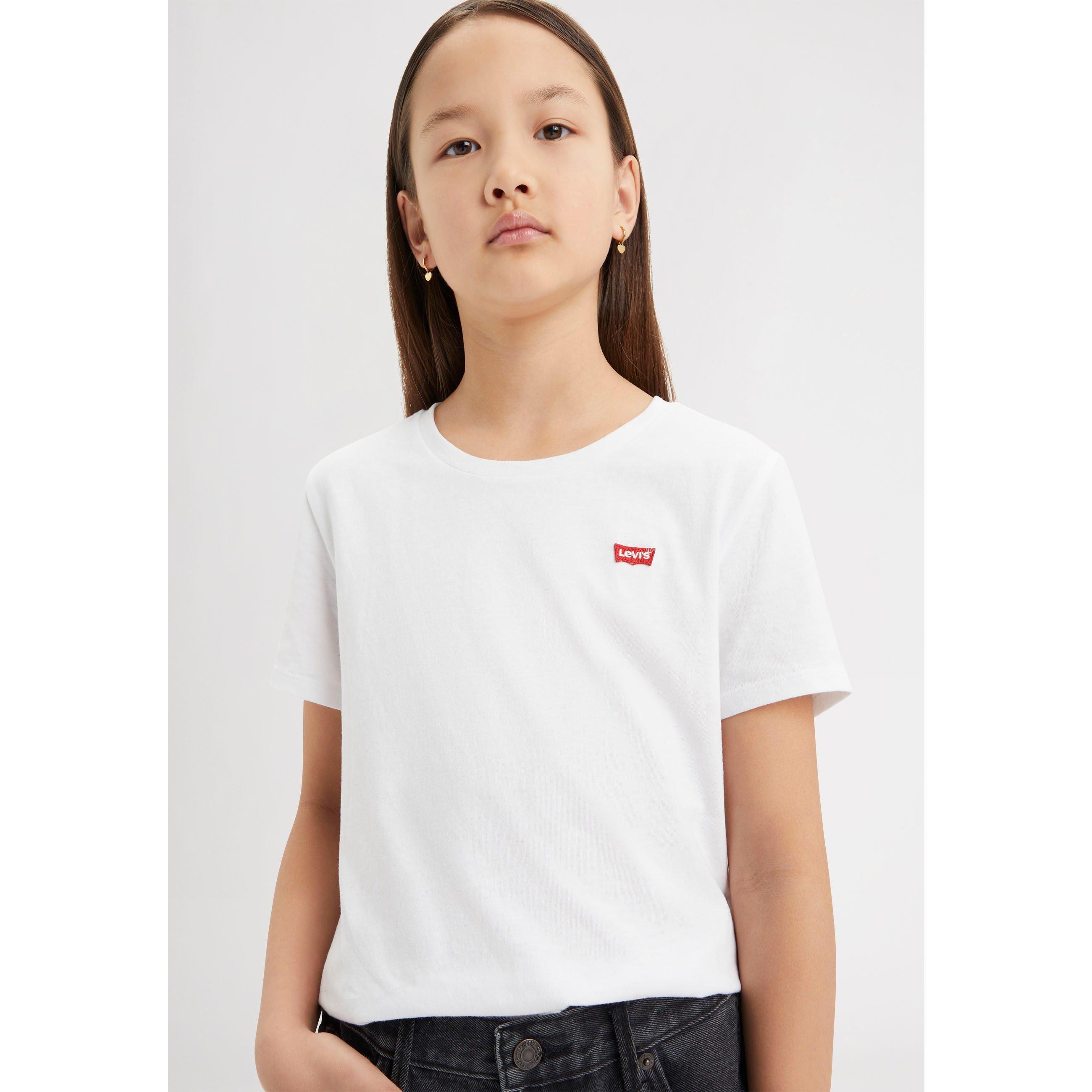 White - Levis - Kids' Small Logo Regular Fit T-Shirt - 2