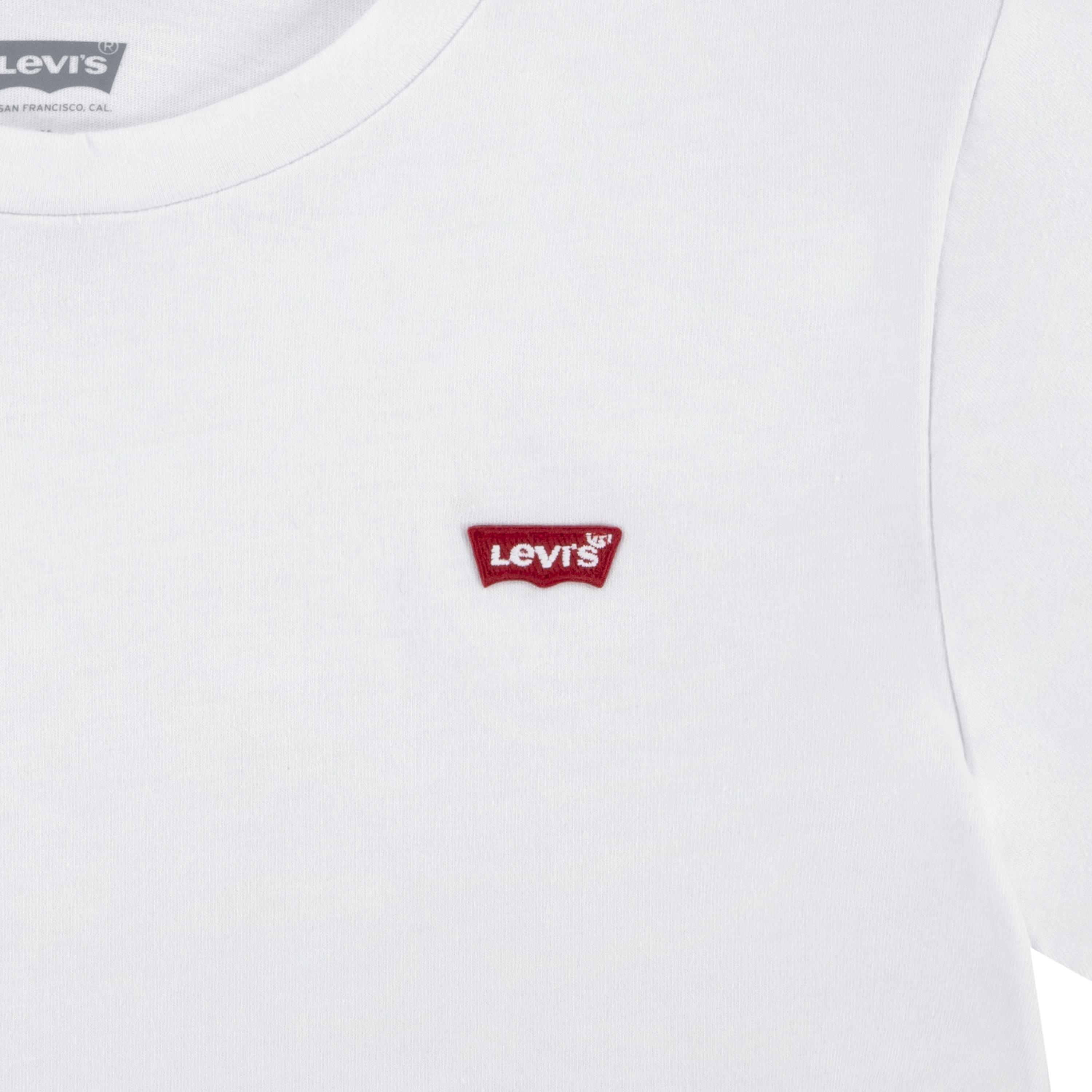 White - Levis - Kids' Small Logo Regular Fit T-Shirt - 4