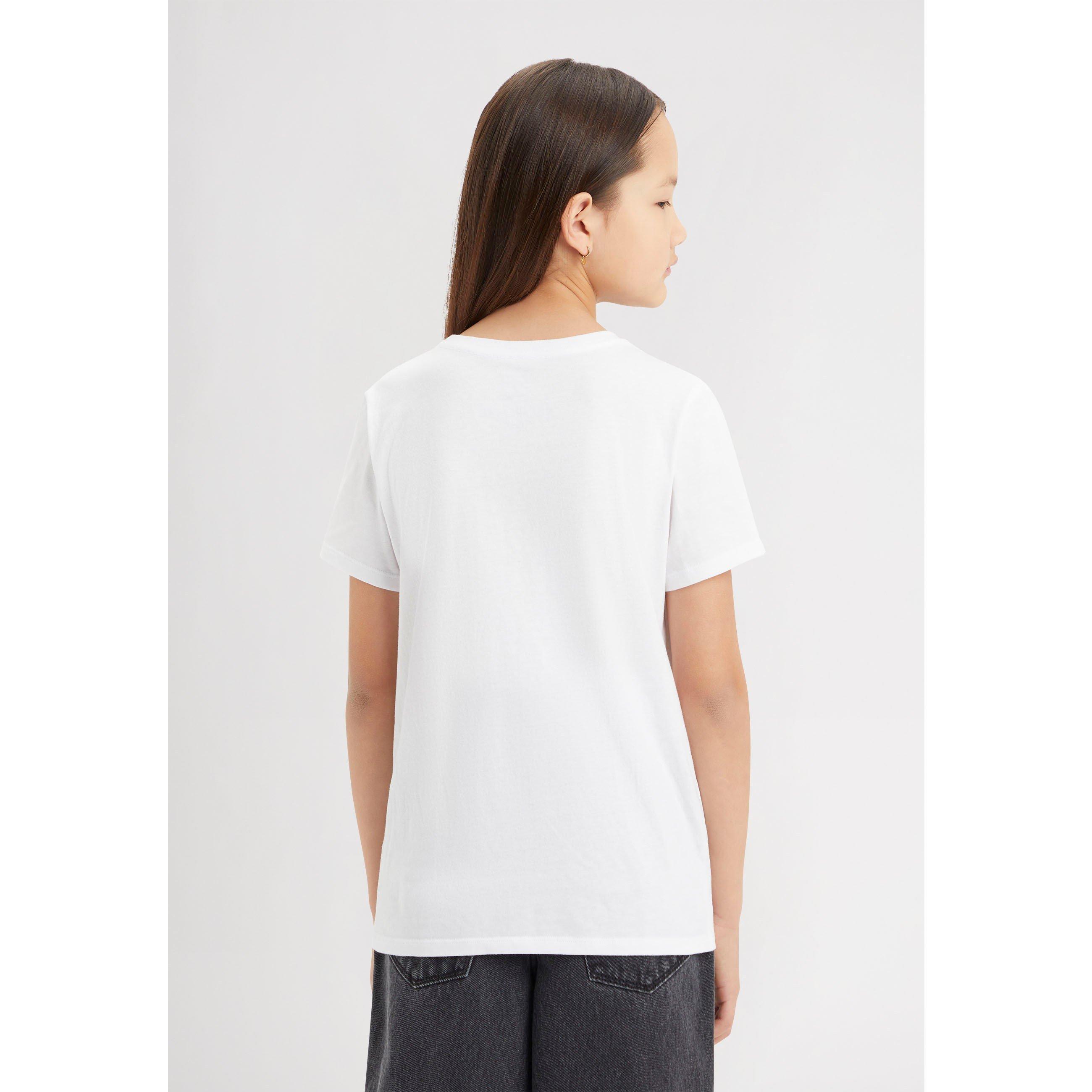 White - Levis - Kids' Small Logo Regular Fit T-Shirt - 6