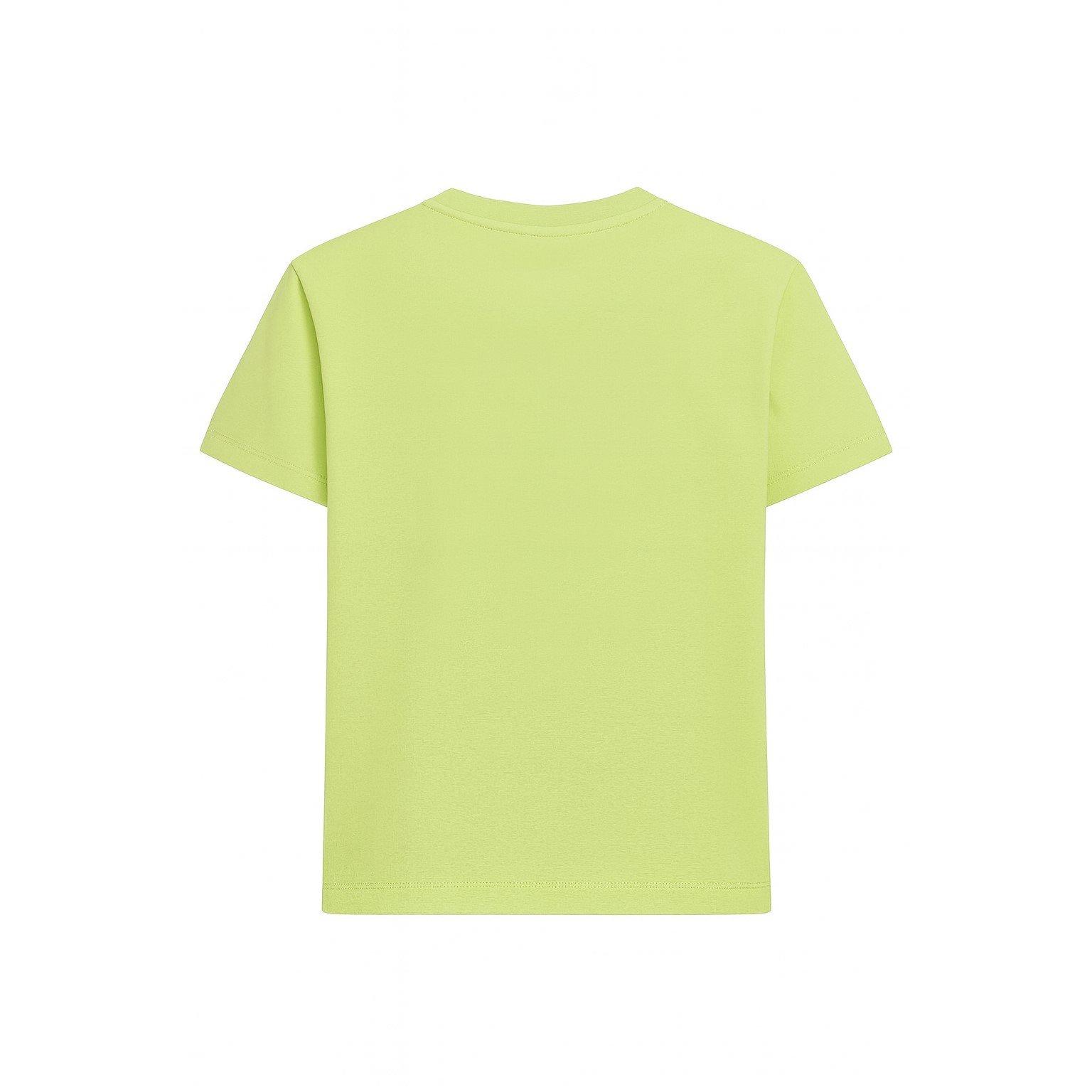MF1Green_LETT - Roberto Cavalli - Unisex Kids' Logo T-Shirt - 2