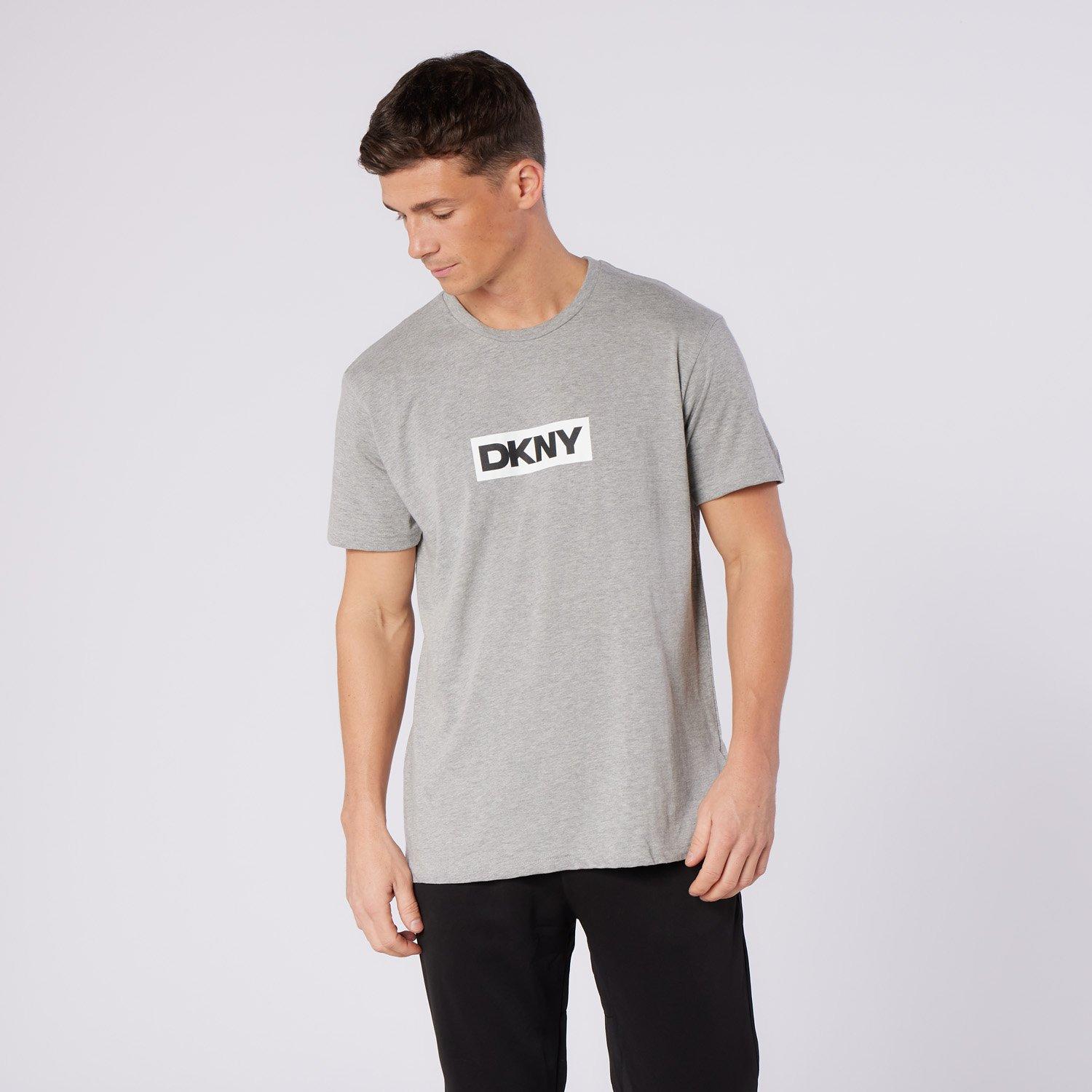 Grey Marl - DKNY - DKNY Mens Short Sleeved T-shirt Nuggets - 4