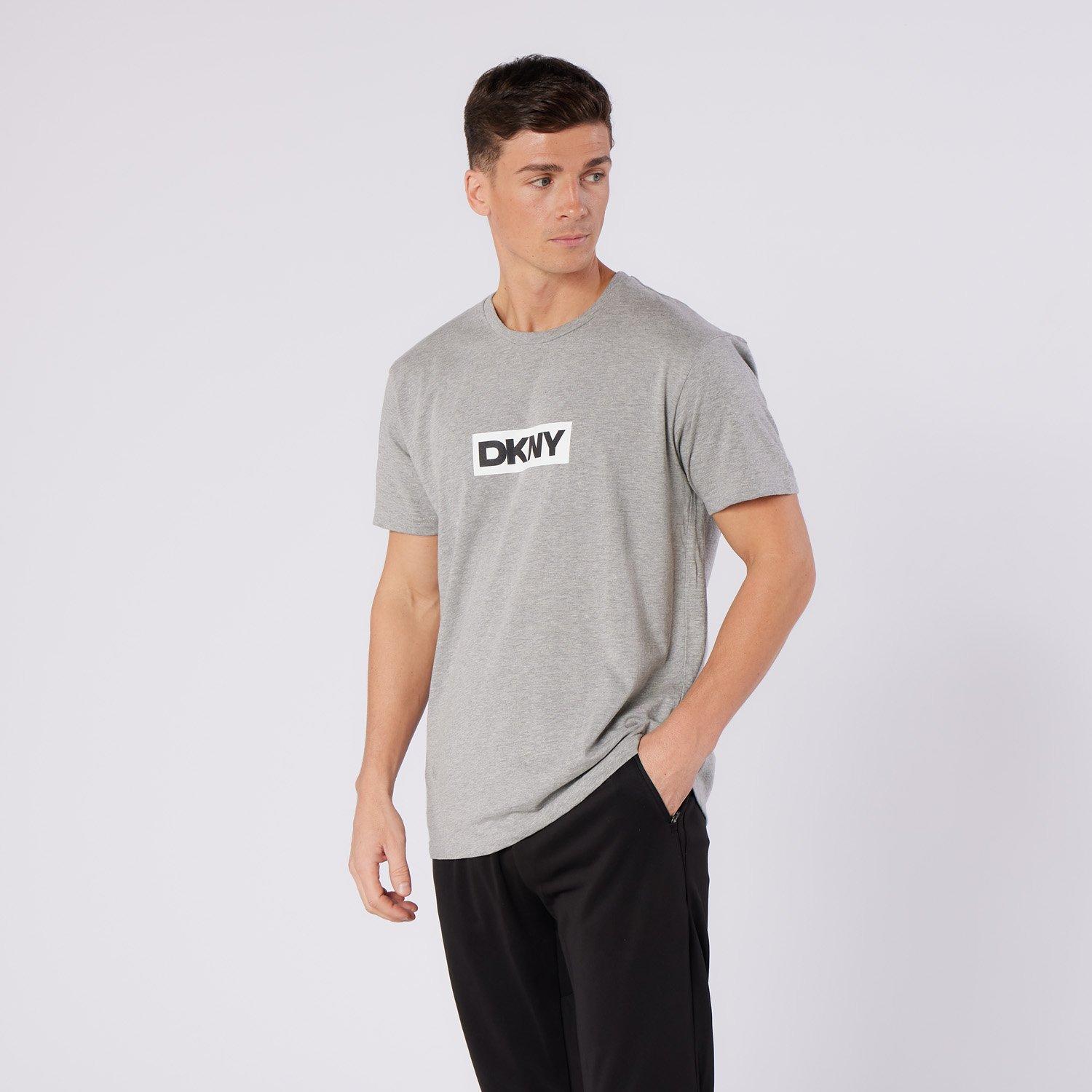 Grey Marl - DKNY - DKNY Mens Short Sleeved T-shirt Nuggets - 5