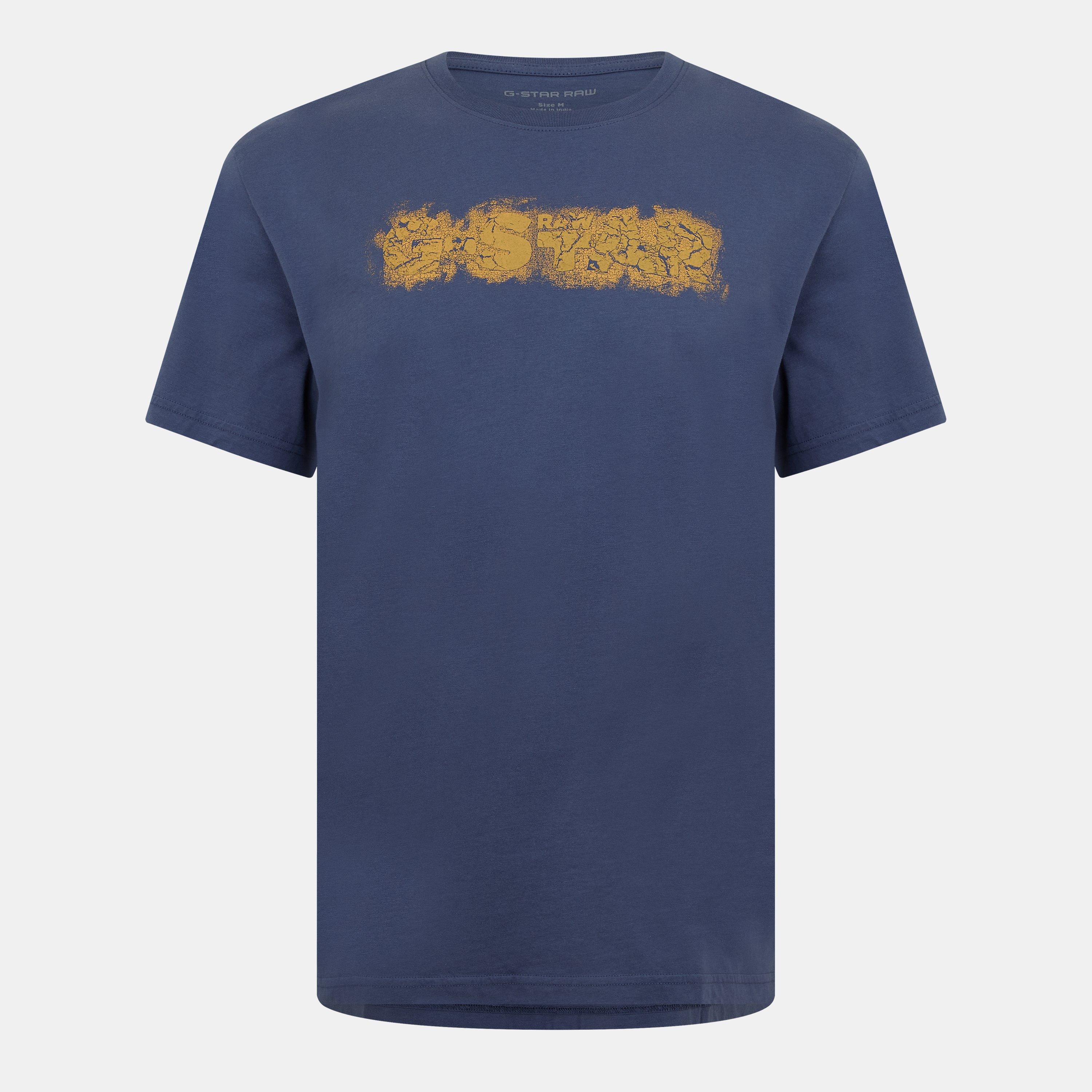 Vint Indigo - G Star - Distressed Logo T-Shirt - 1