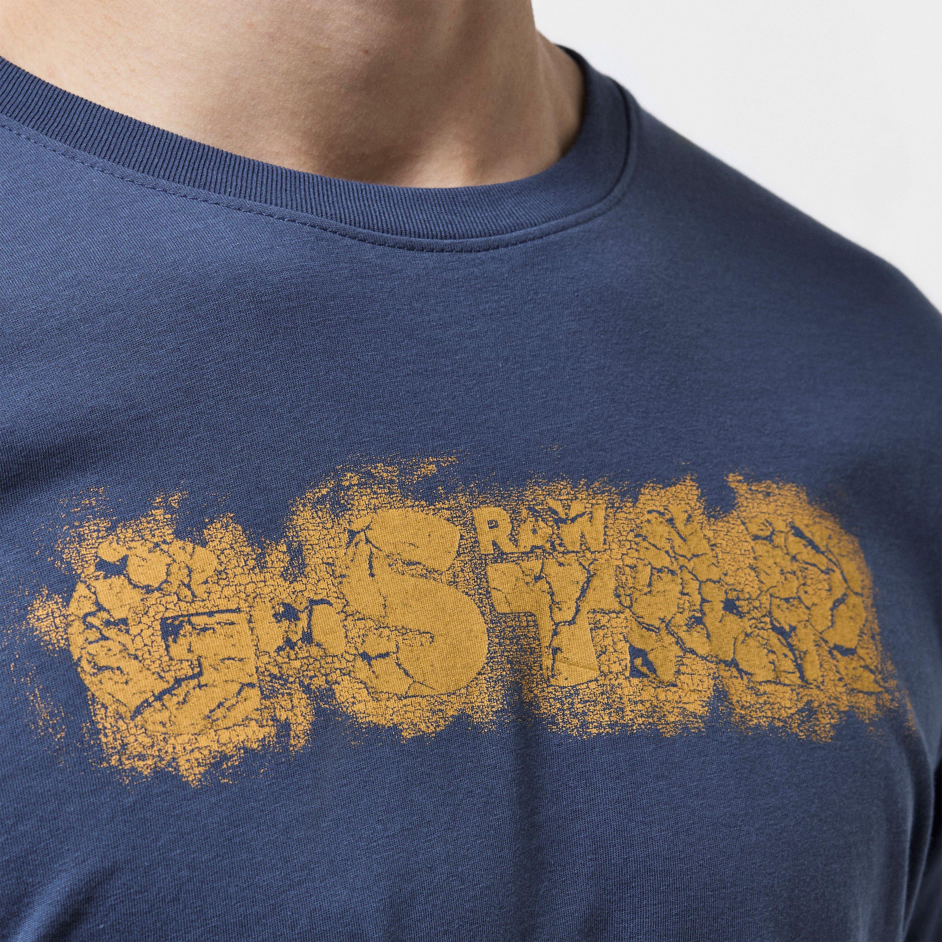 Vint Indigo - G Star - Distressed Logo T-Shirt - 5