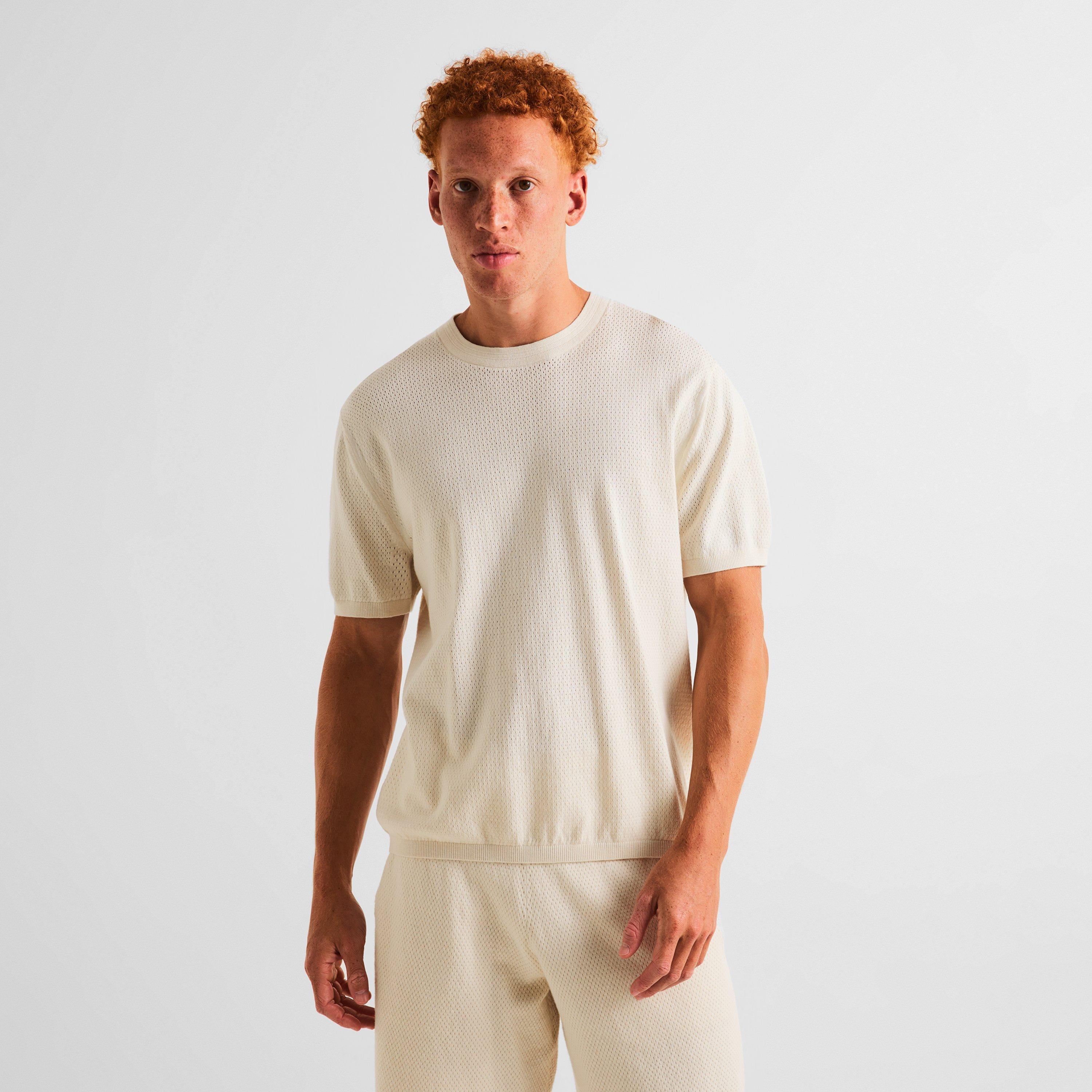 Light Ivory - Lululemon - LLM Easy T-Shirt Sn63 - 3