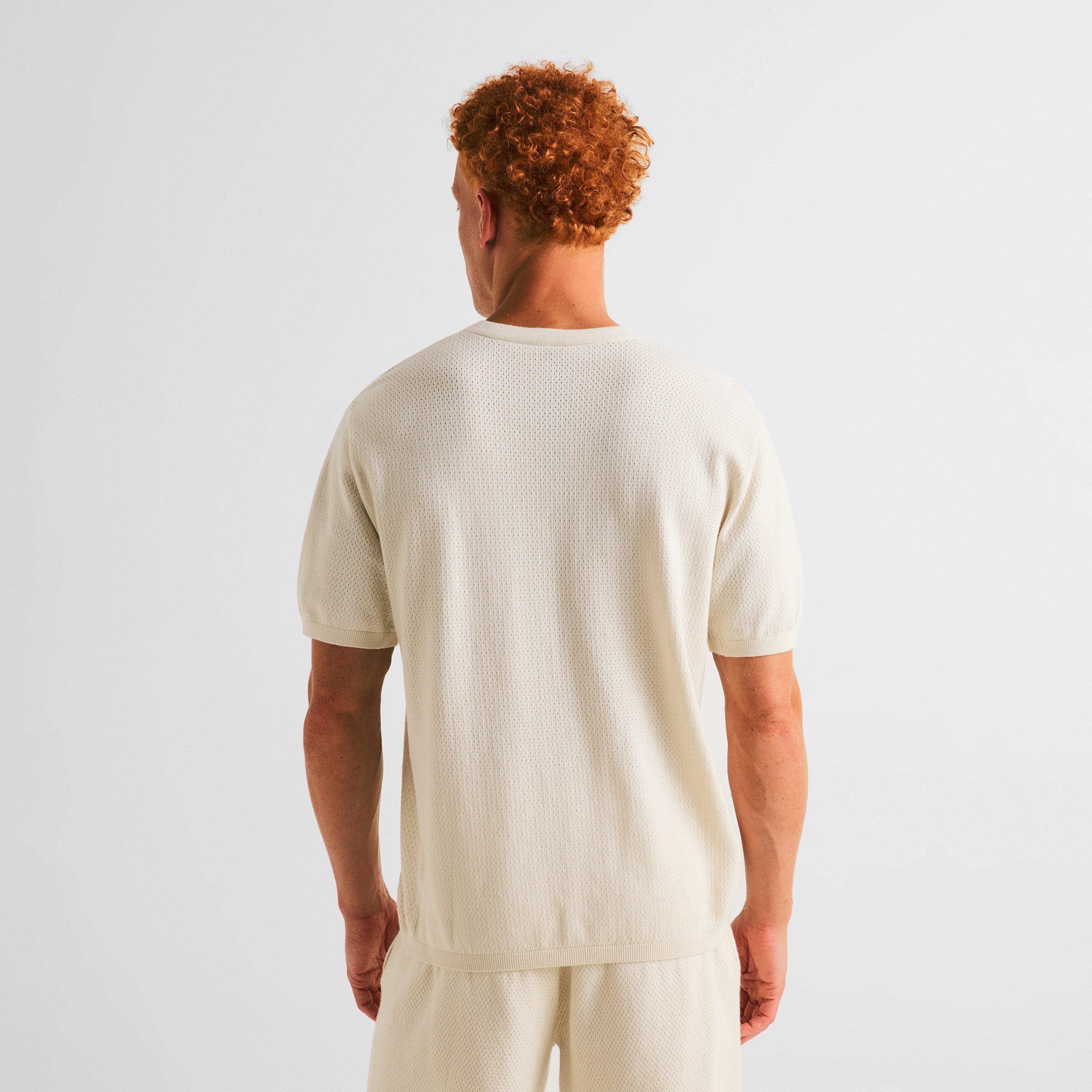 Light Ivory - Lululemon - LLM Easy T-Shirt Sn63 - 4