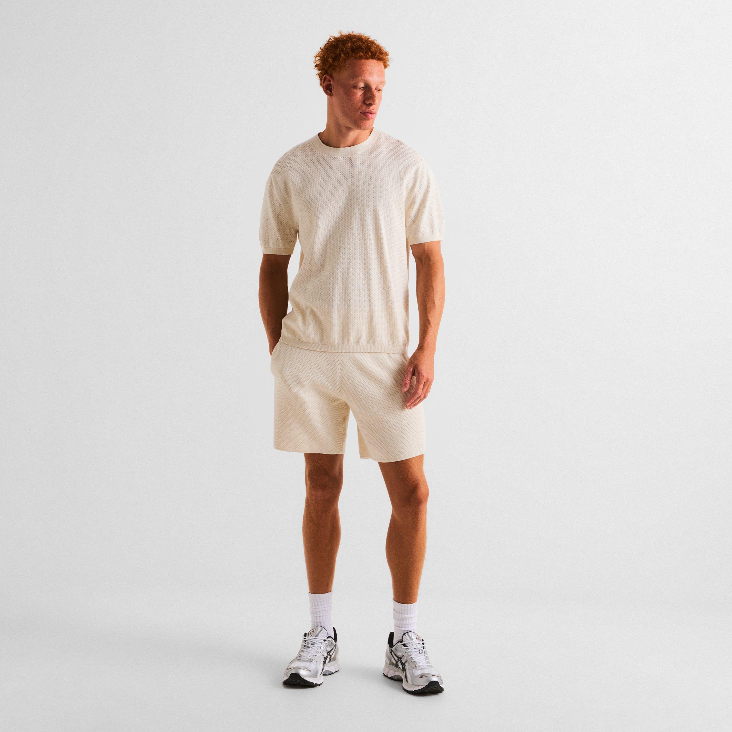 Light Ivory - Lululemon - LLM Easy T-Shirt Sn63 - 6