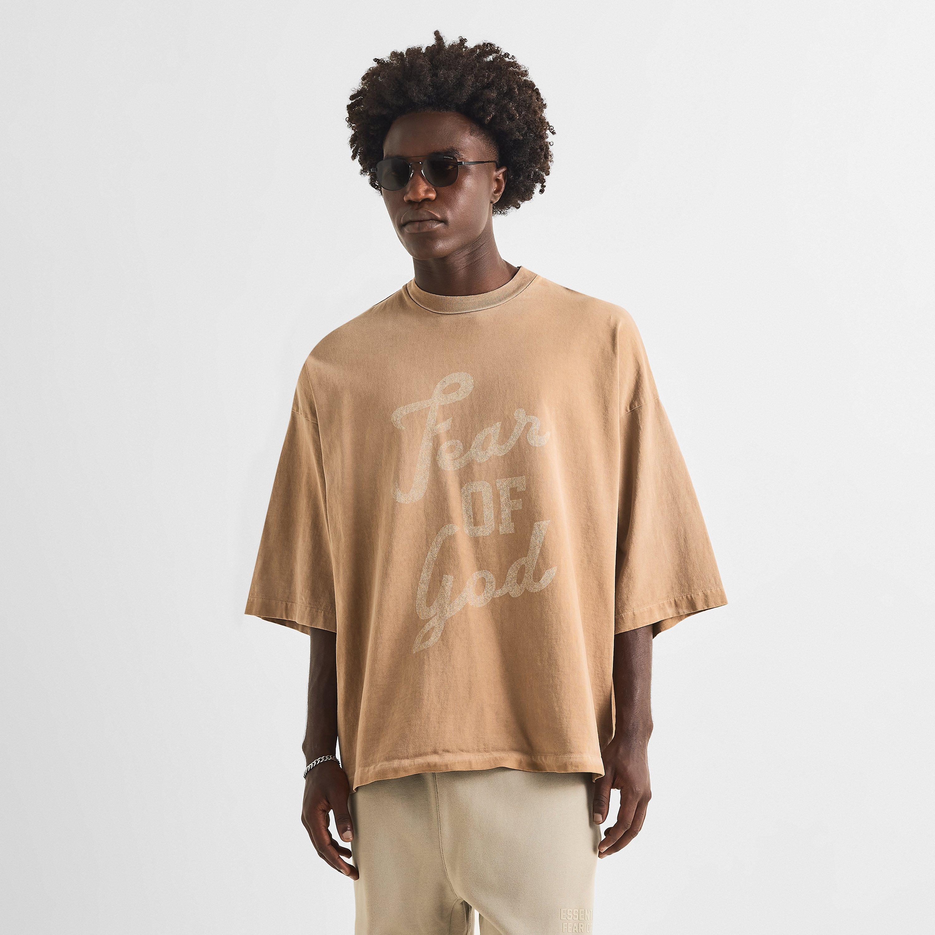 Dune Pearl - Fear Of God - Men's Oversized T-Shirt - 3