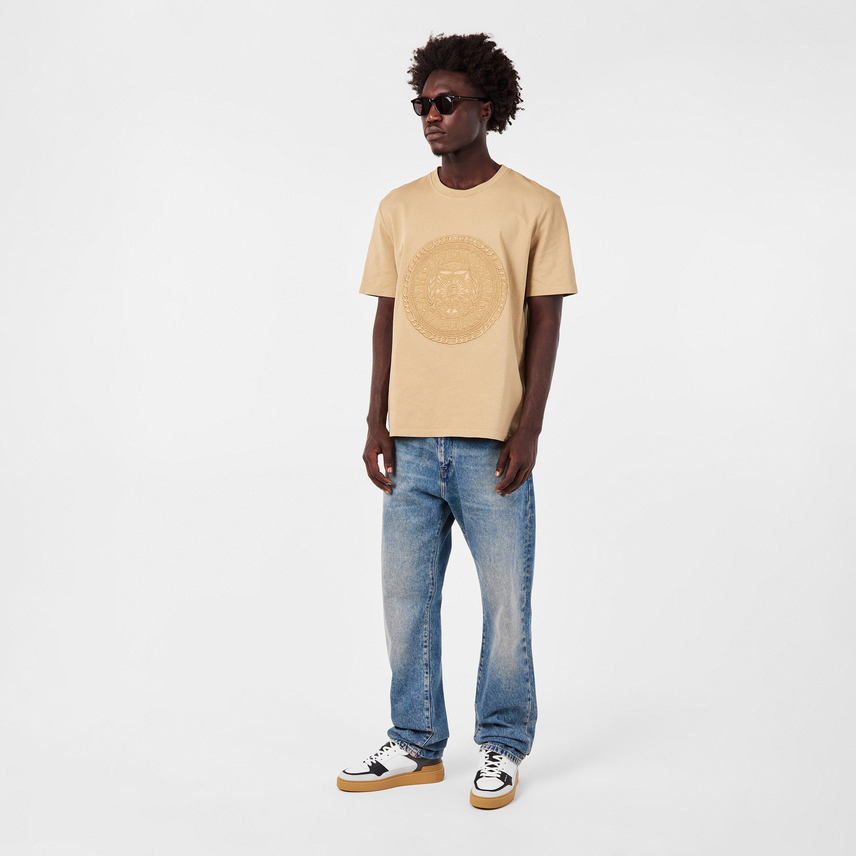 Camel - Balmain - Men's Medal Regular Fit T-Shirt - 6