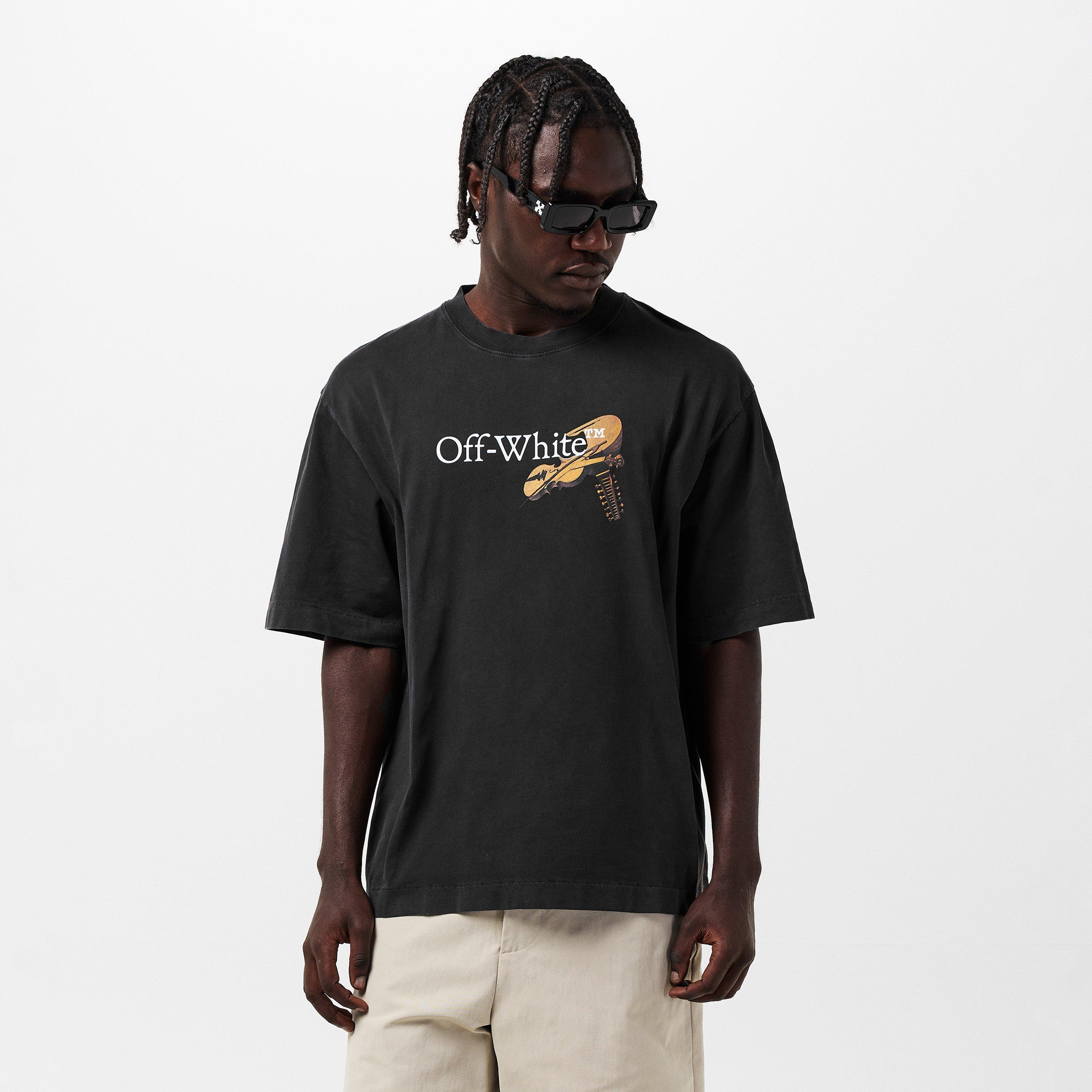 Vintage Black - Off White - Men's Cupid Regular Fit T-Shirt - 3