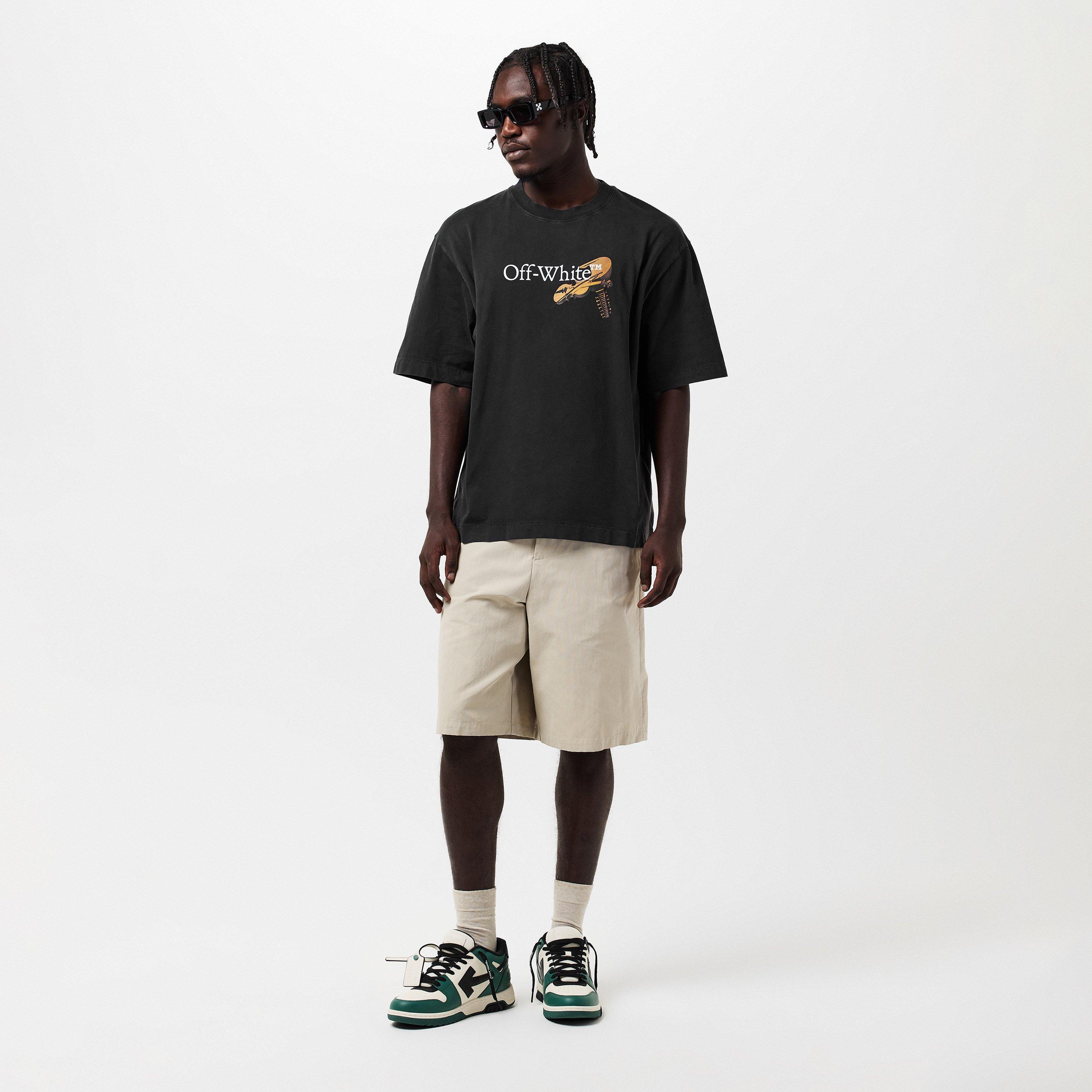 Vintage Black - Off White - Men's Cupid Regular Fit T-Shirt - 6