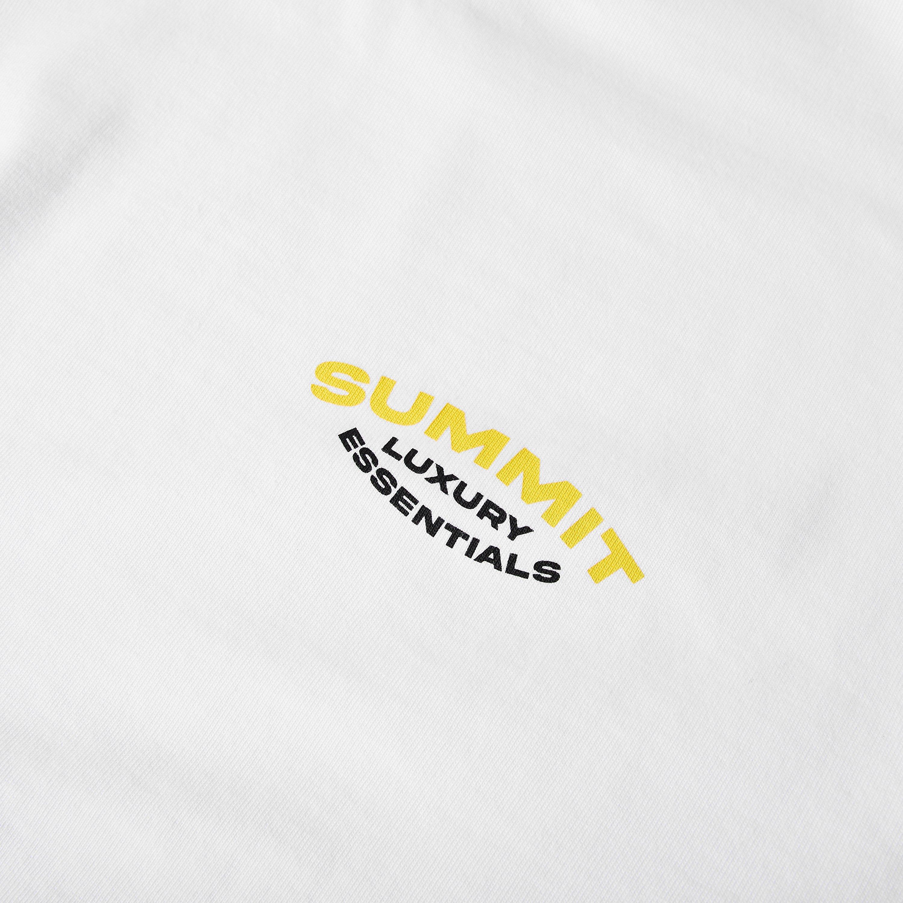 White/Yellow - Summit - Men's Lux Essentials Oversized Fit T-Shirt - 5