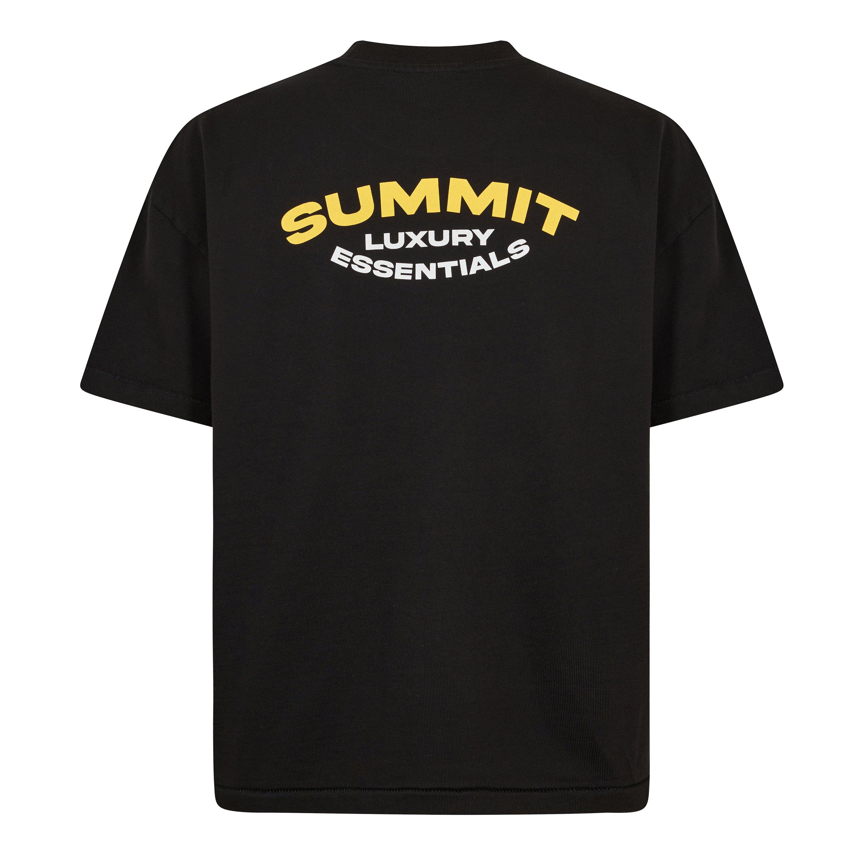Black/Yellow - Summit - Summit Lux Ess Tee Sn62 - 2