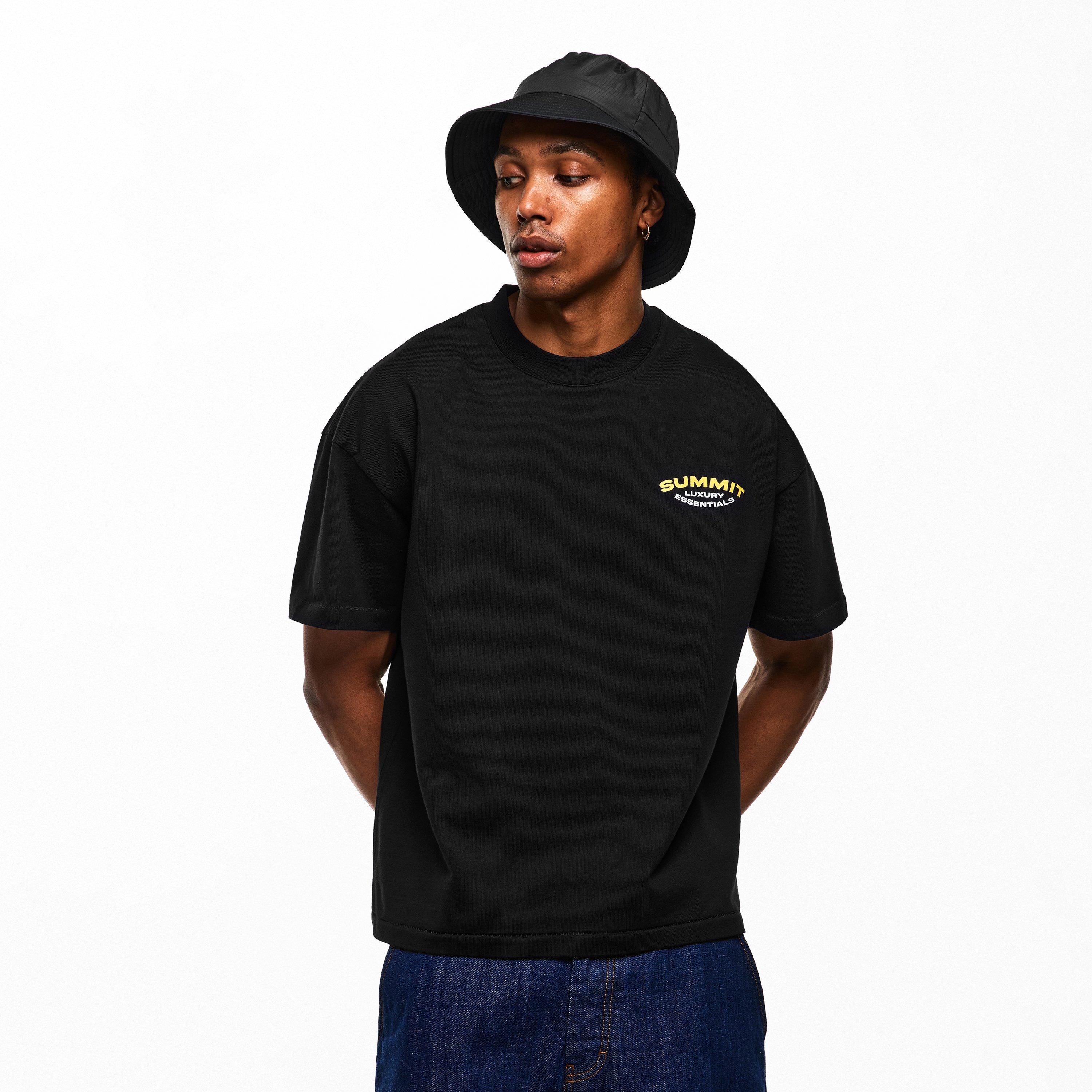 Black/Yellow - Summit - Summit Lux Ess Tee Sn62 - 3